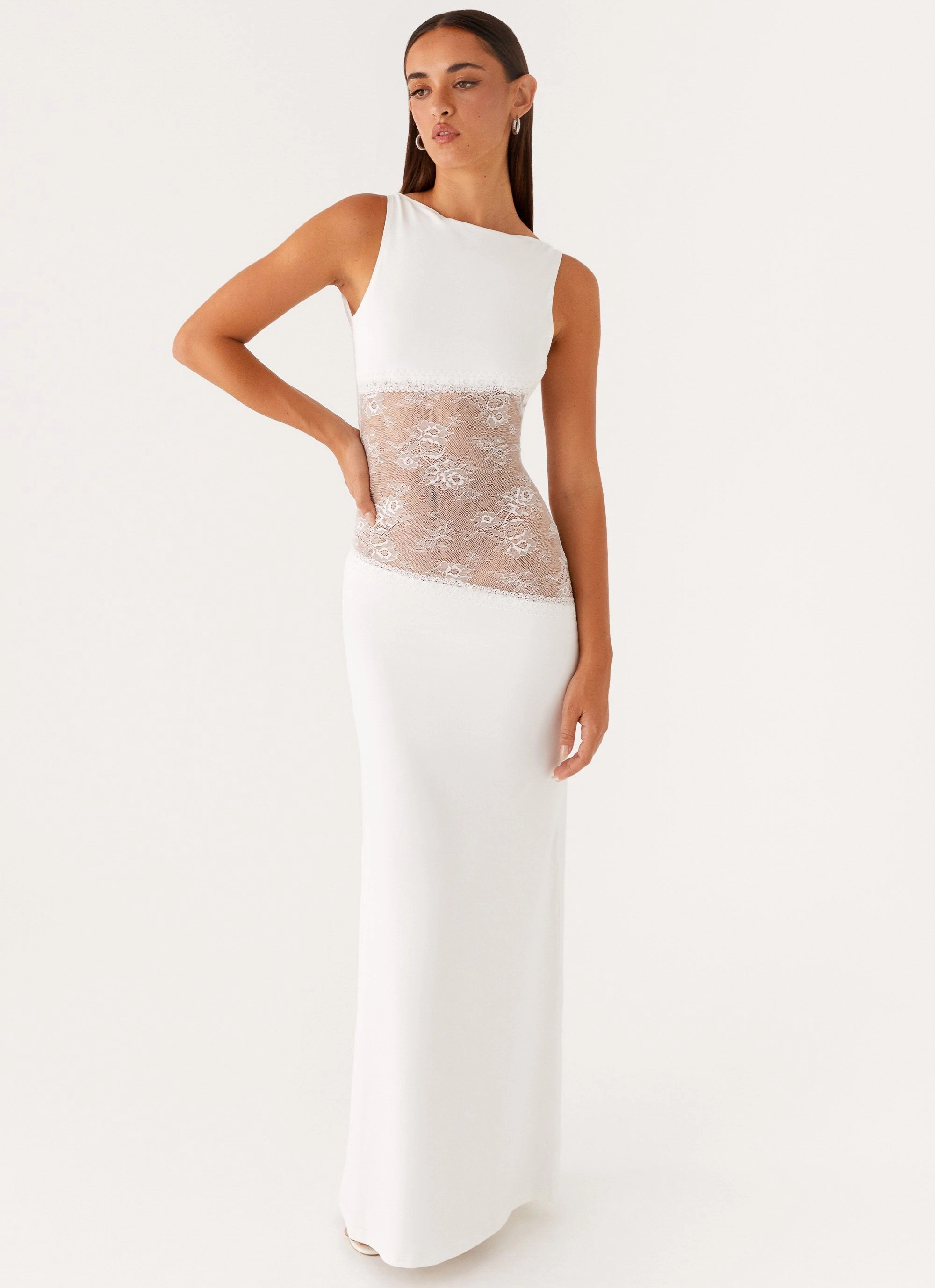 Lucinda Maxi Dress - White Beach Walk