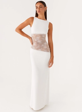 Lucinda Maxi Dress - White Beach Walk