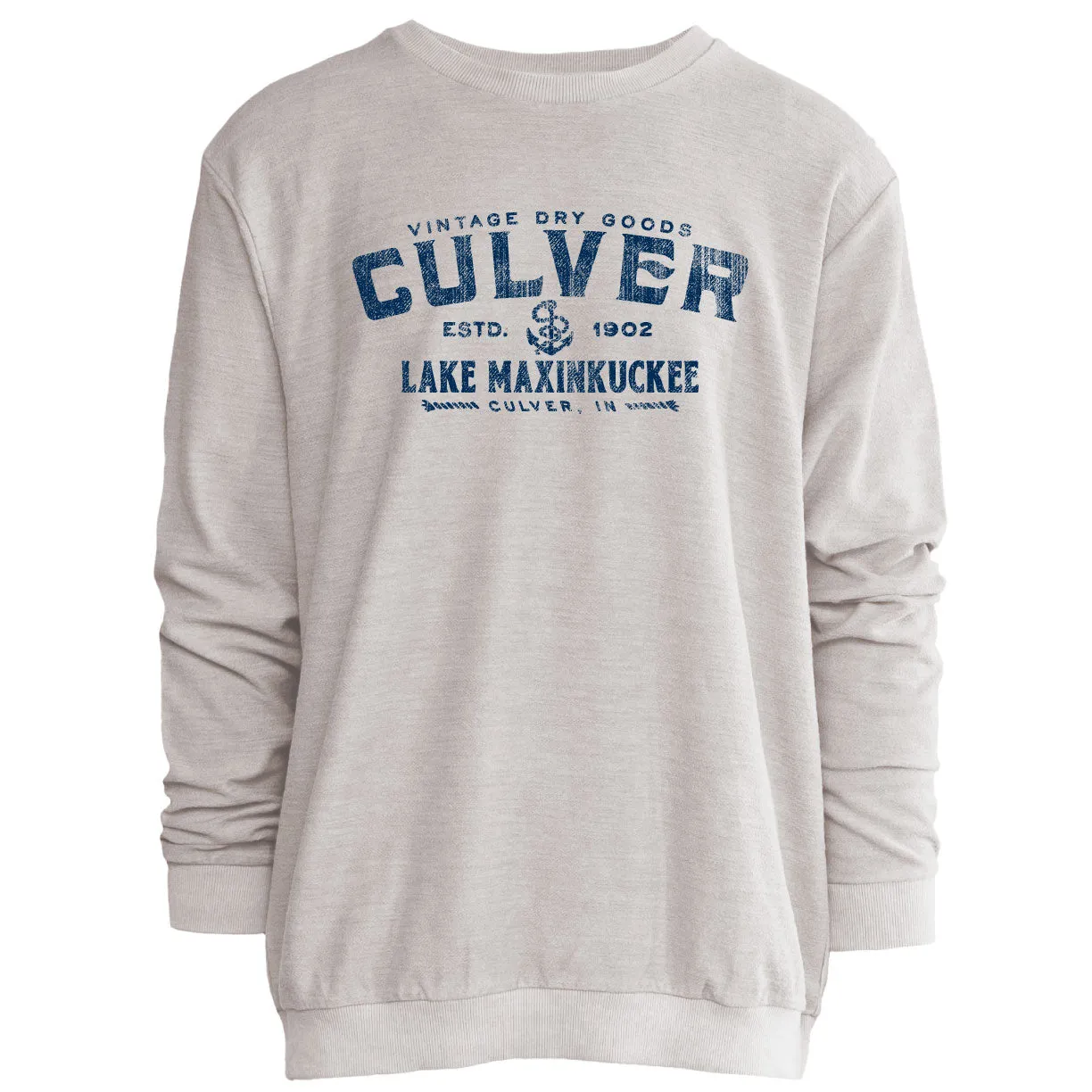 Lake Max Sun-Washed Crew - Oatmeal Eco Friendly anti shrinking