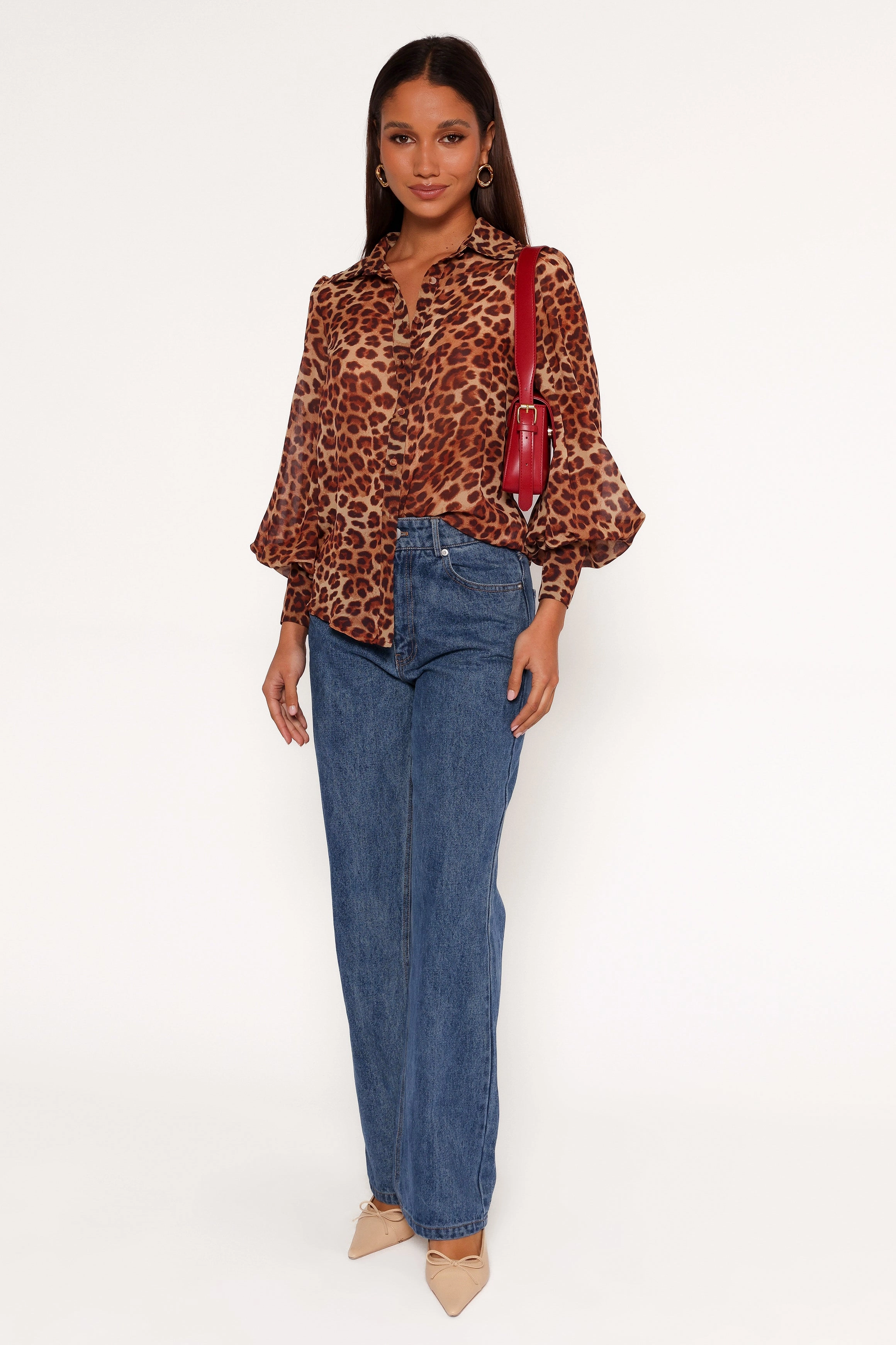 Fleetwood Blouse - Leopard High-Quality Fabric Premium Style