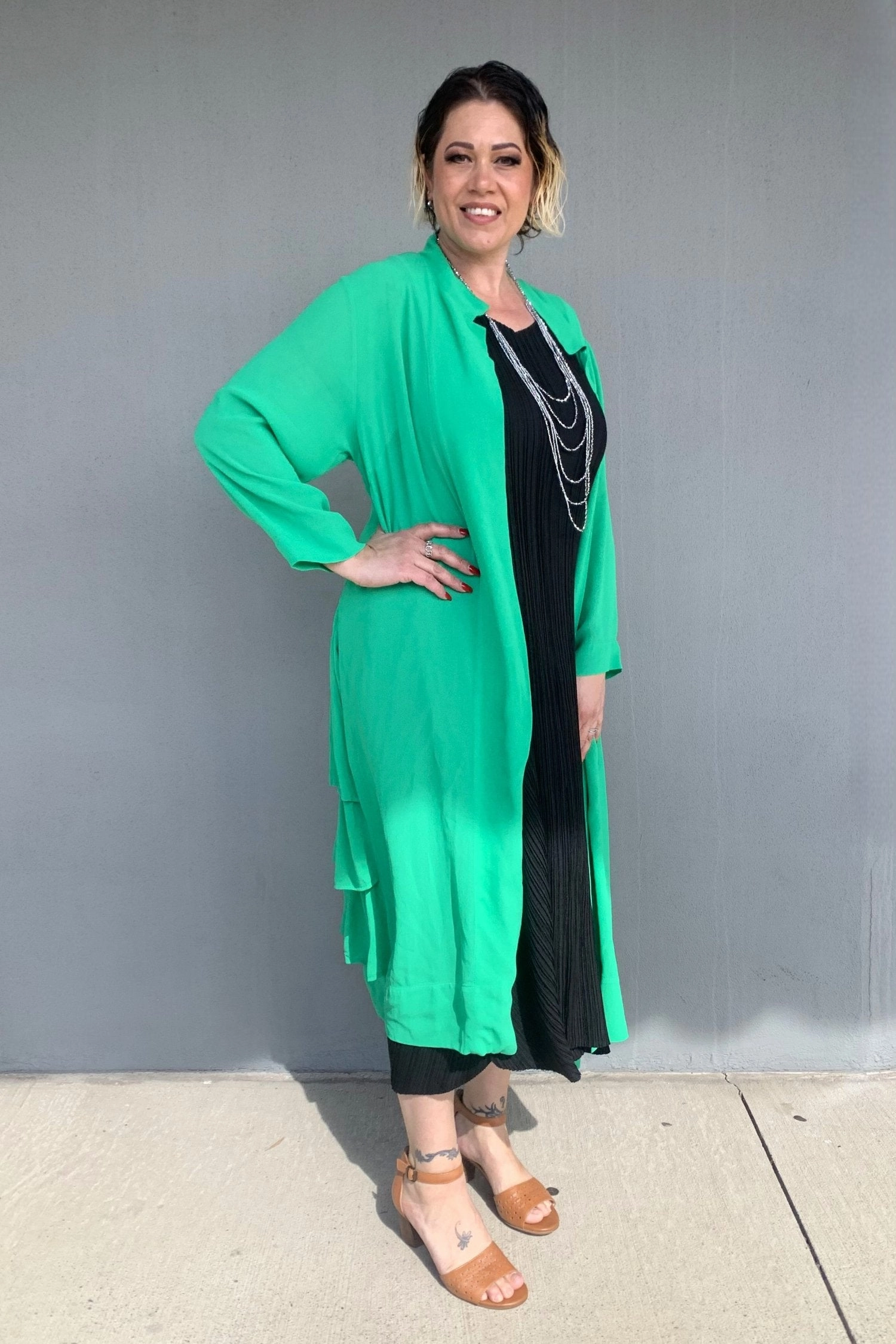 Jellicoe - JS24-26B Frilled Back Duster SeamSealed Edges