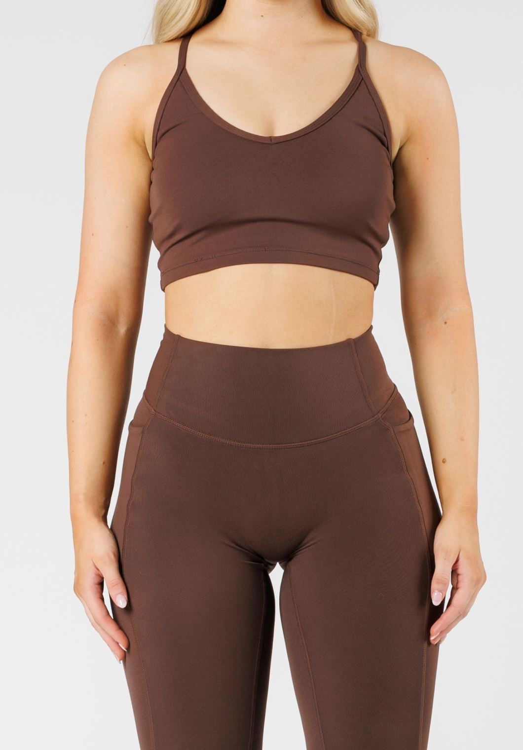 Non Irritating Fabric Reluna Empower Sculptseam? Plus Pocket Legging Walnut