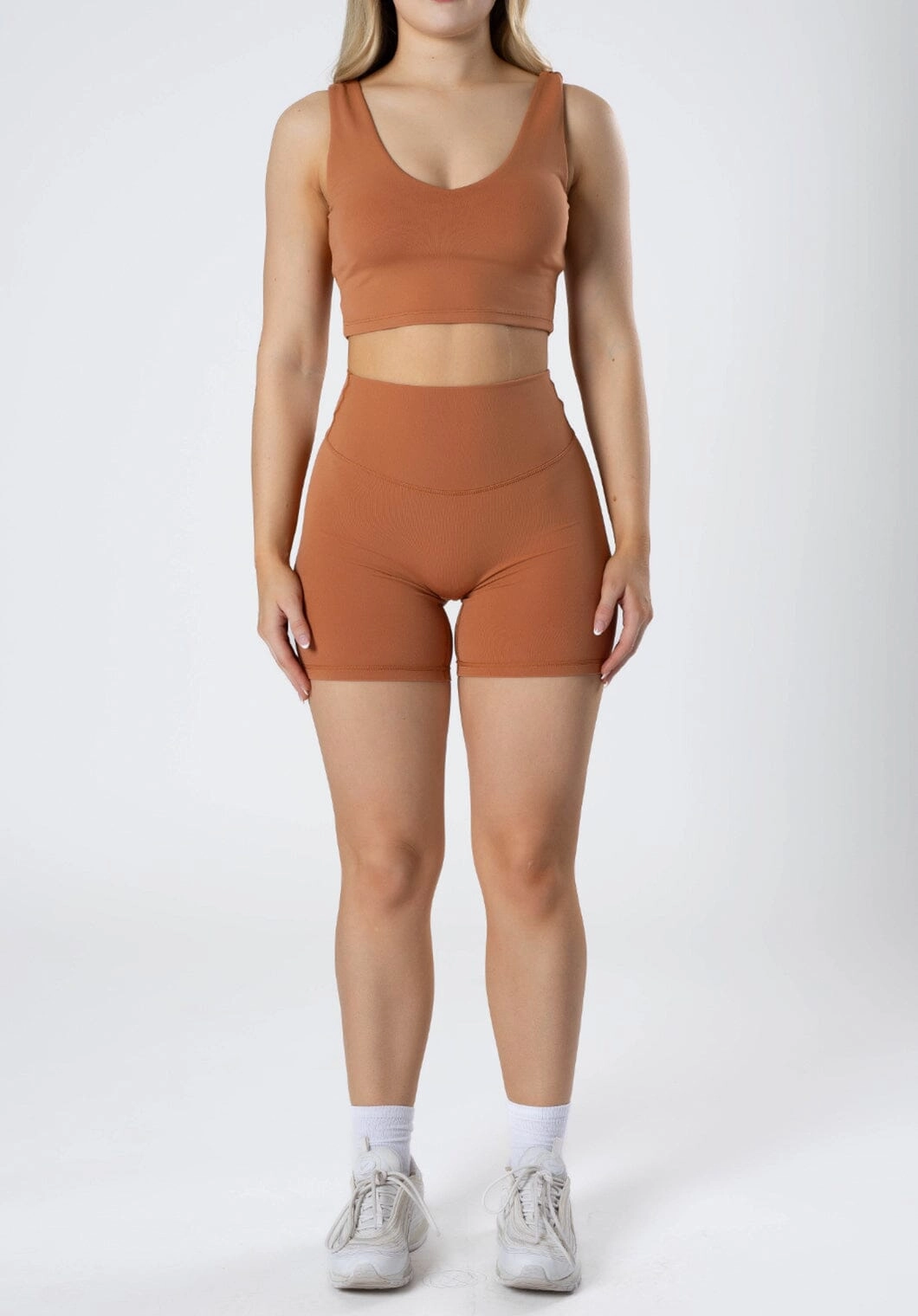 Reluna Original Sculptseam? Short 6" Fawn Polyester fabric surfing attire