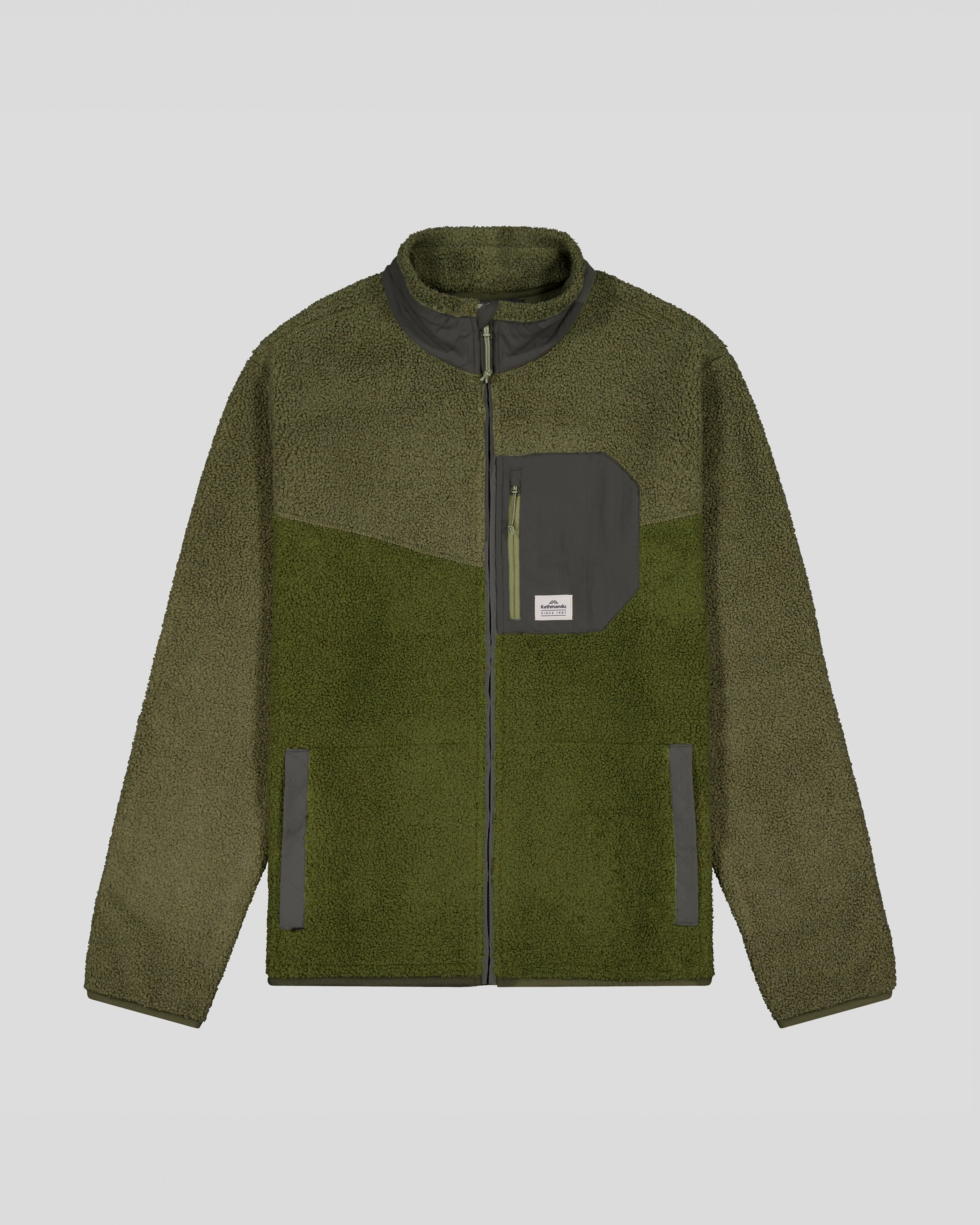 Men's Co-Z High Pile Jacket v3 - Light Moss/Dark Fern LaserCut Vents