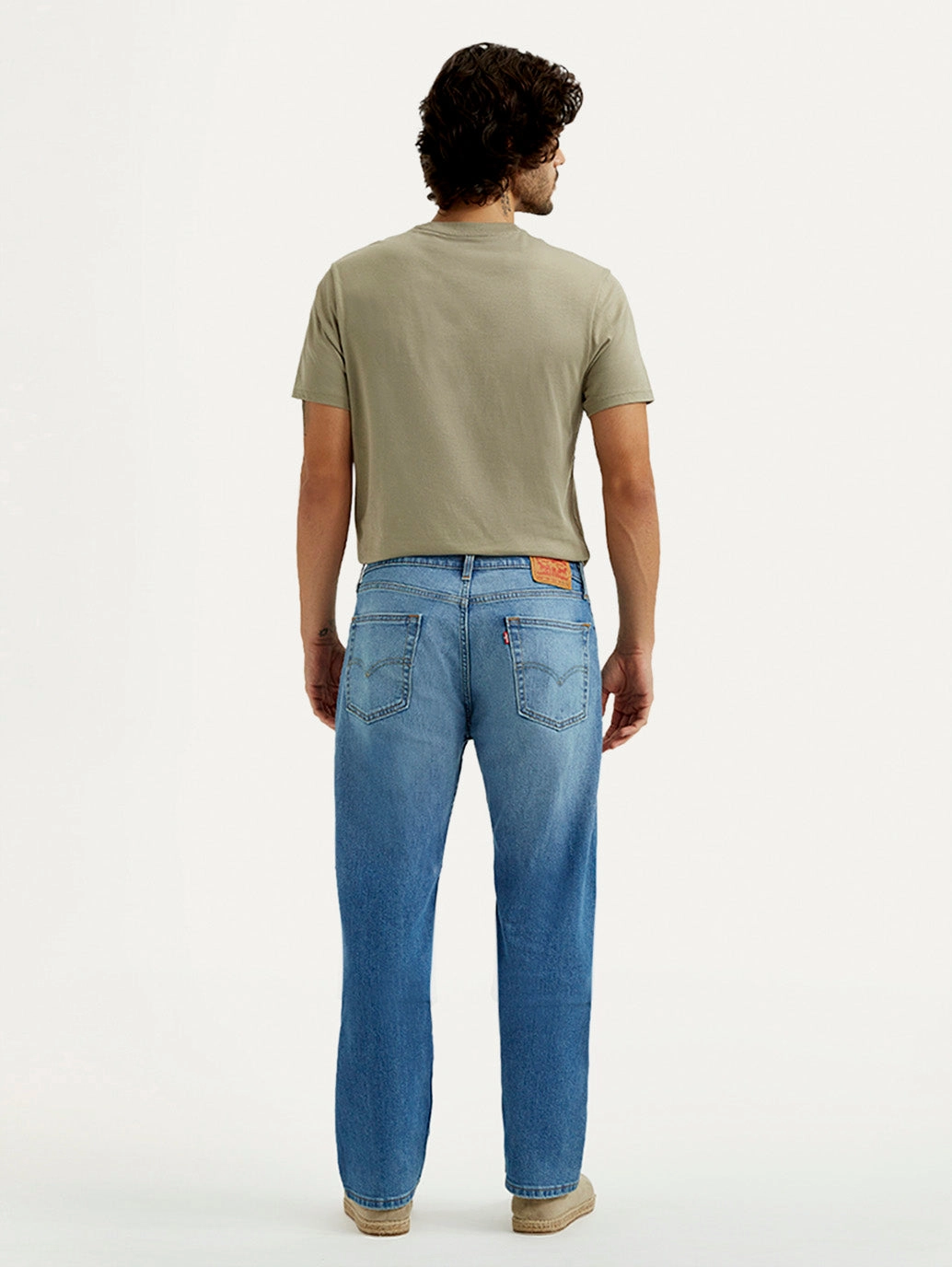 Always Fits Function Fit Men's 555 Light Indigo Loose Fit Mid Rise Jeans