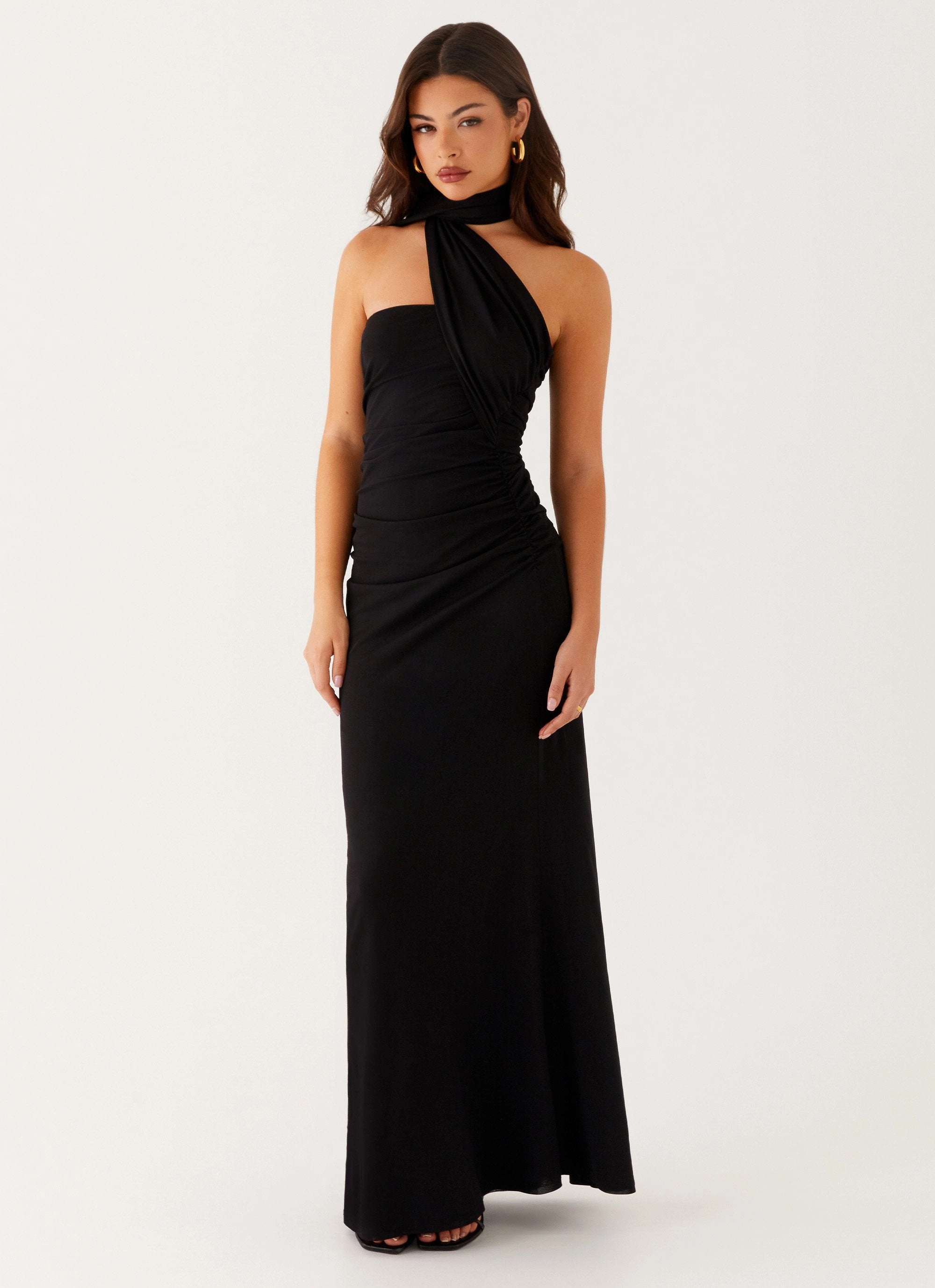 Songbird Maxi Dress - Black Event Favorite Neutral Feel