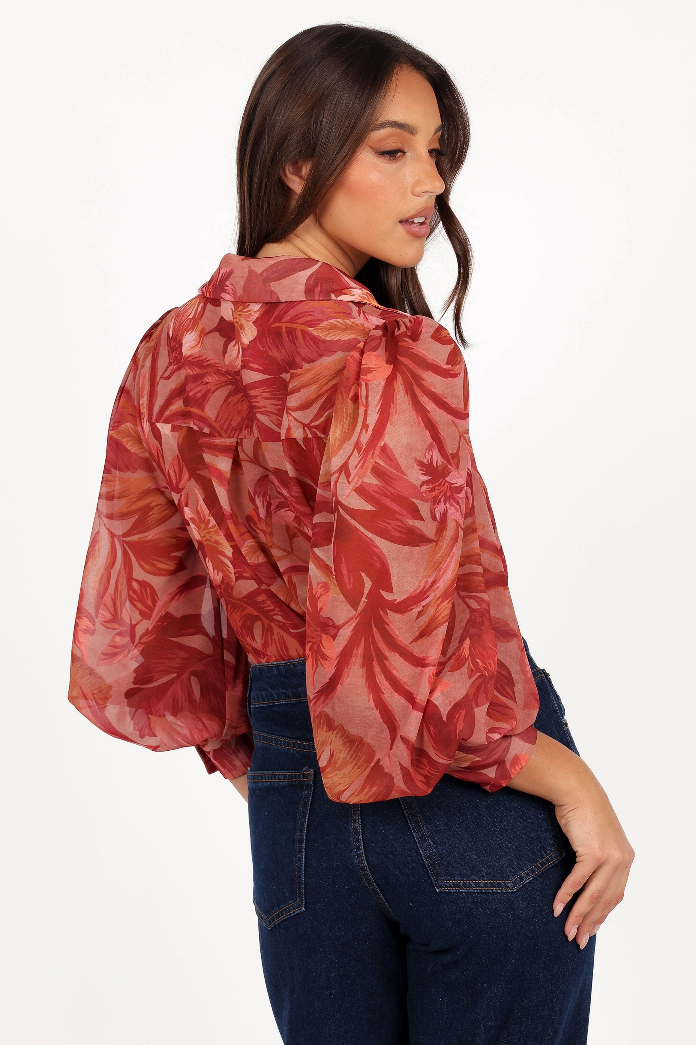 Loose style Fleetwood Blouse - Tropics