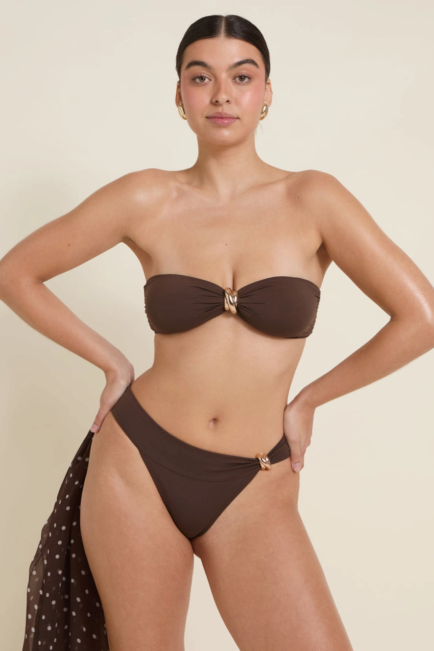 Sturdy stitching Formentera Top - Espresso (Soft Touch)