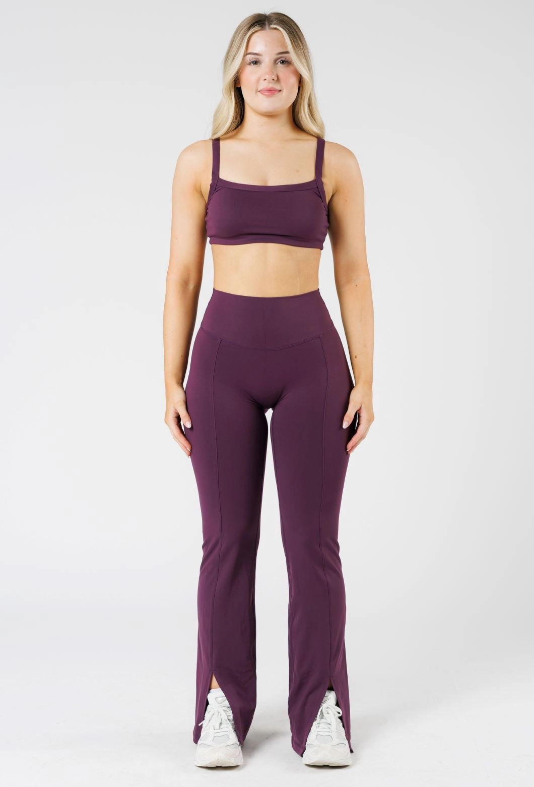 Active Movement FormLux Front Slit Sculptseam? Plus Flare Legging 32" Wildberry