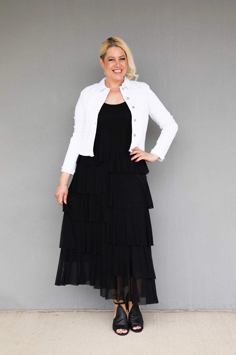 French Dressing Jeans - 1939511 Shirt Jacket Reinforced Elbows Foldable Collar