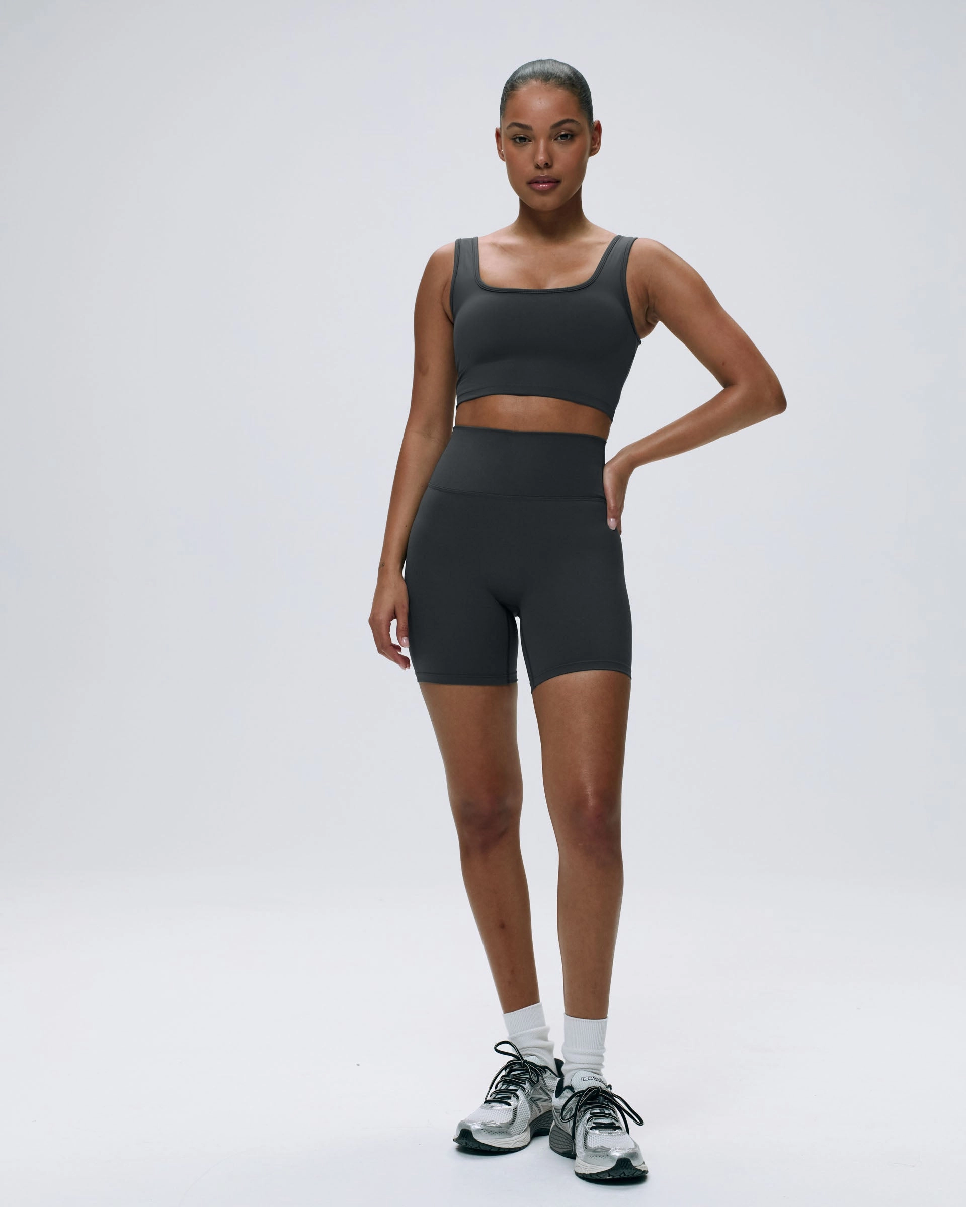 Ultimate Crop Shorts - Graphite Grey Style Choice