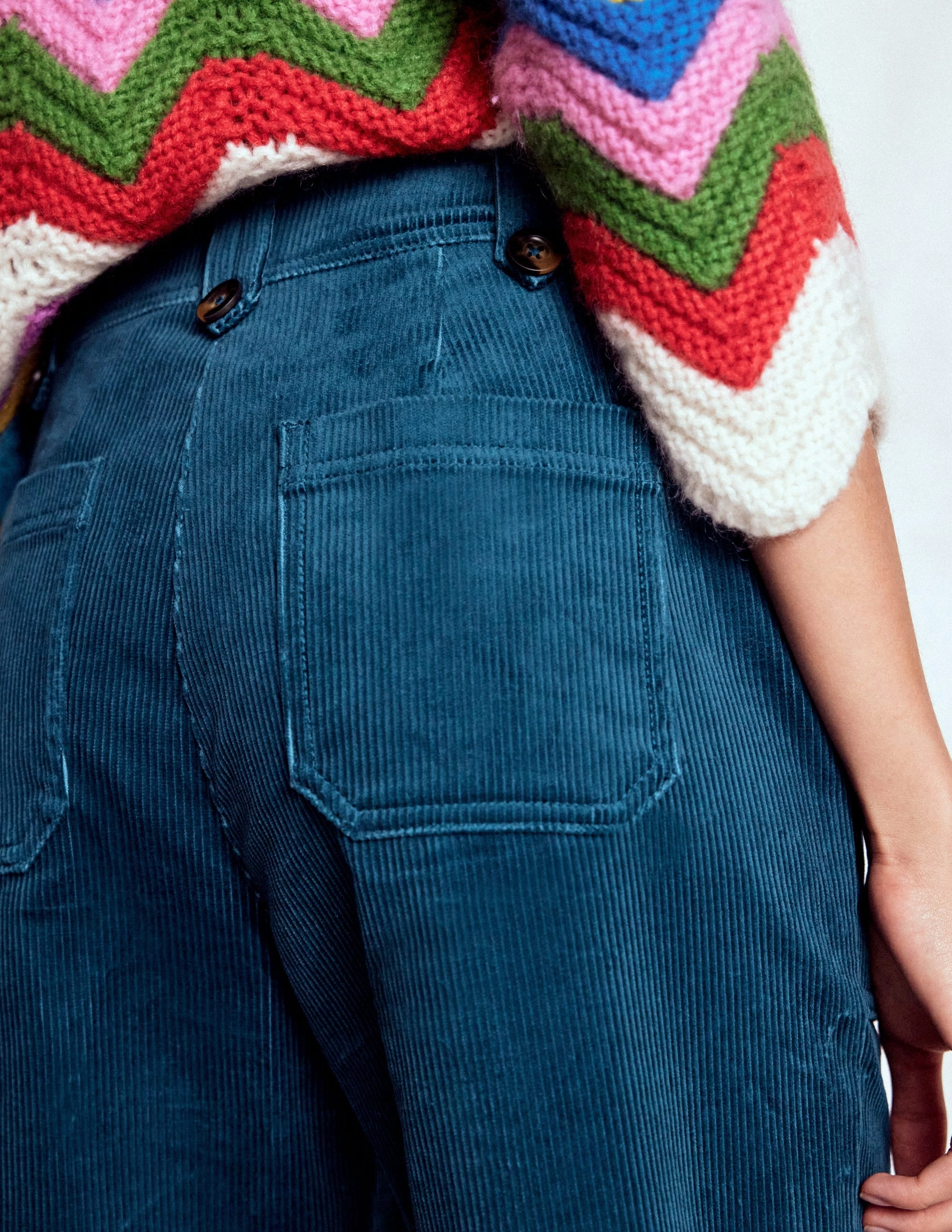 Pimlico Cord Trousers-Indigo Blue Smart Layer Street Utility