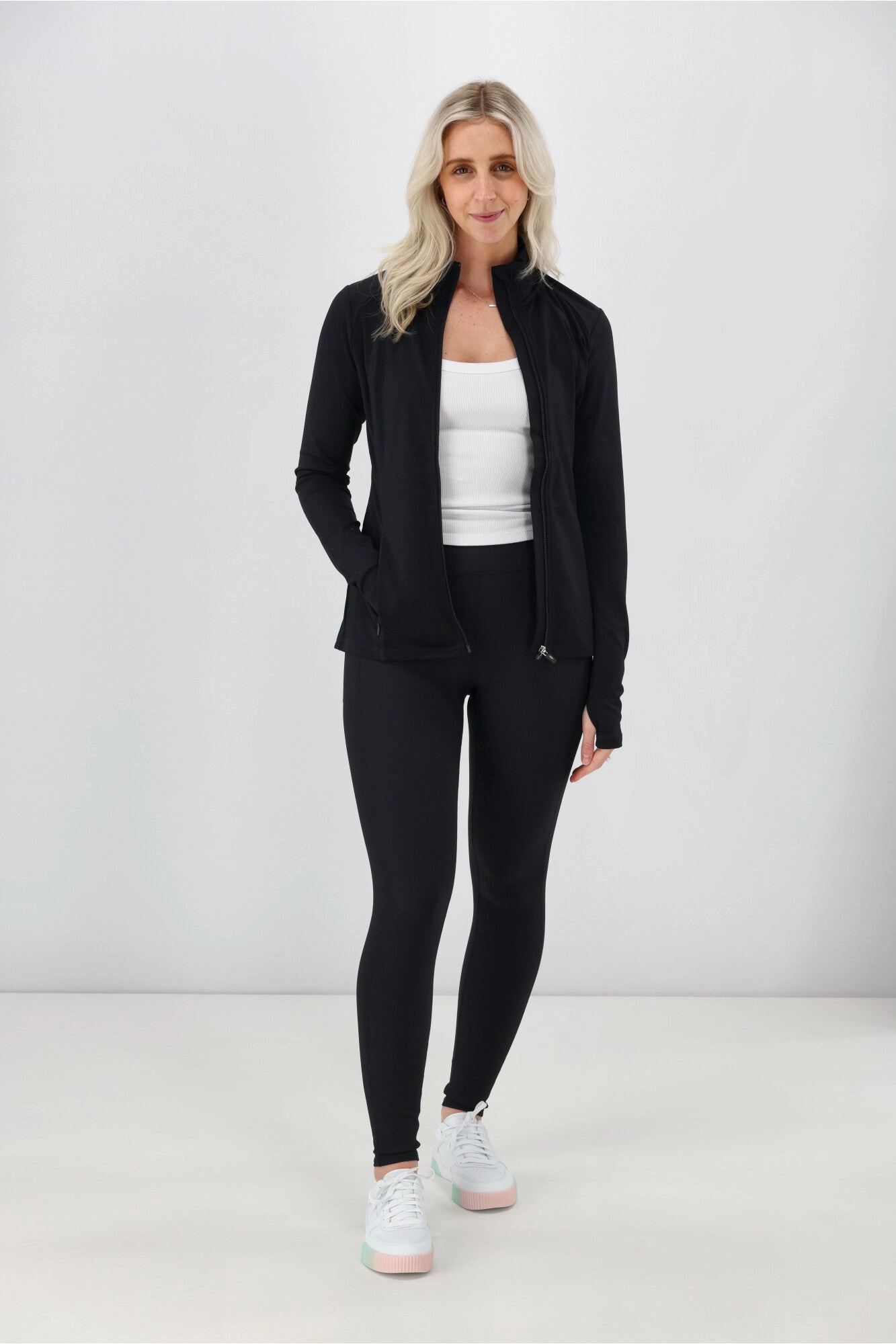 High Collar Skechers Go Walk Jacket Black