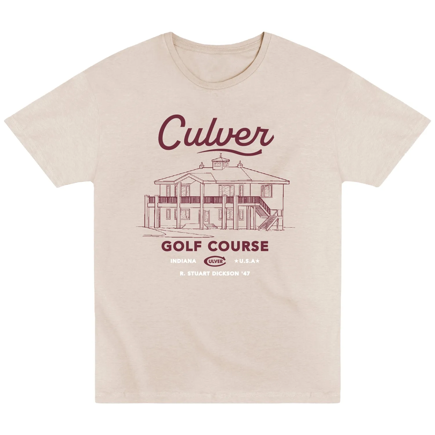 Value for Money Golf House Sports Fan Tee  - Bone