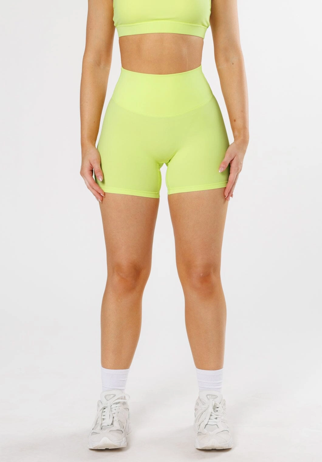 RecStretch Original Sculptseam? Plus Short 5" Lemon Lime Anti Sag Technology