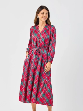 Gracelyn Dress | Plaid About You MoldResistantTexture