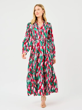 Gracelyn Dress | With A Twist Pink Lounge Feel Layered Texture