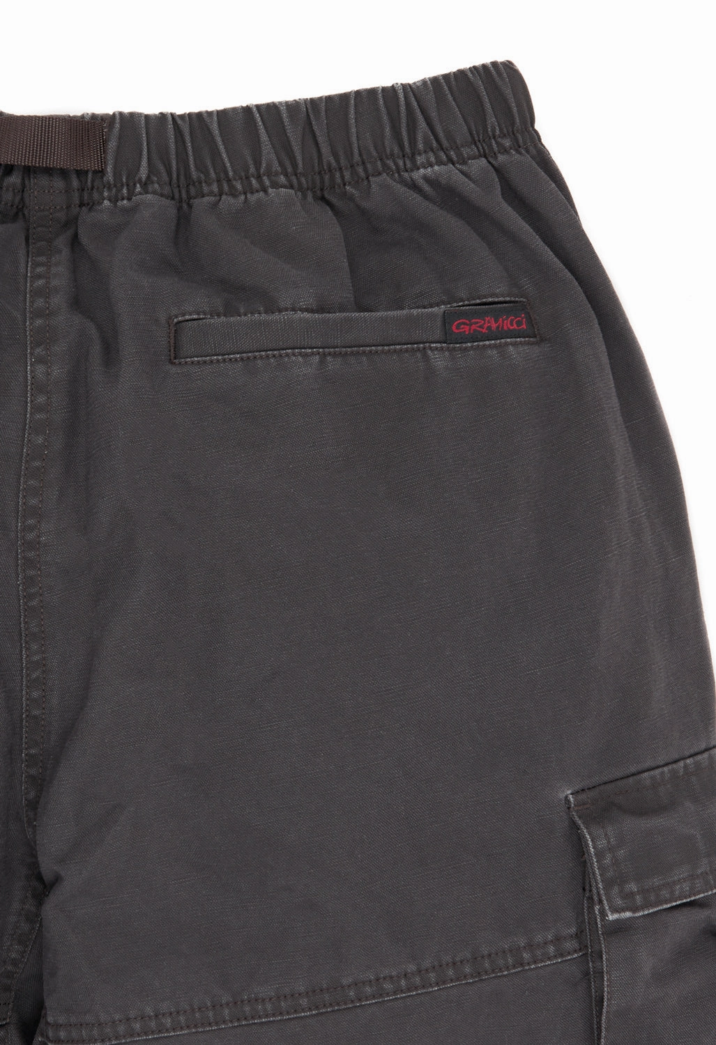 Gramicci Men's Canvas Outback Shorts - Deep Brown moisture - wicking