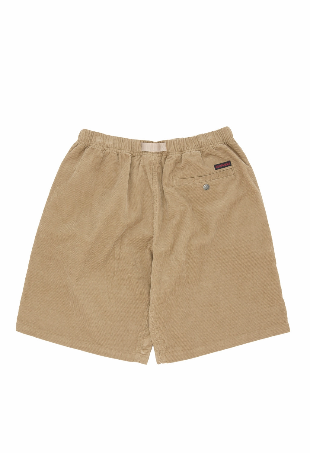 Gramicci Men's Corduroy G Shorts - Beige Reflective Safety Details Warm Vibe