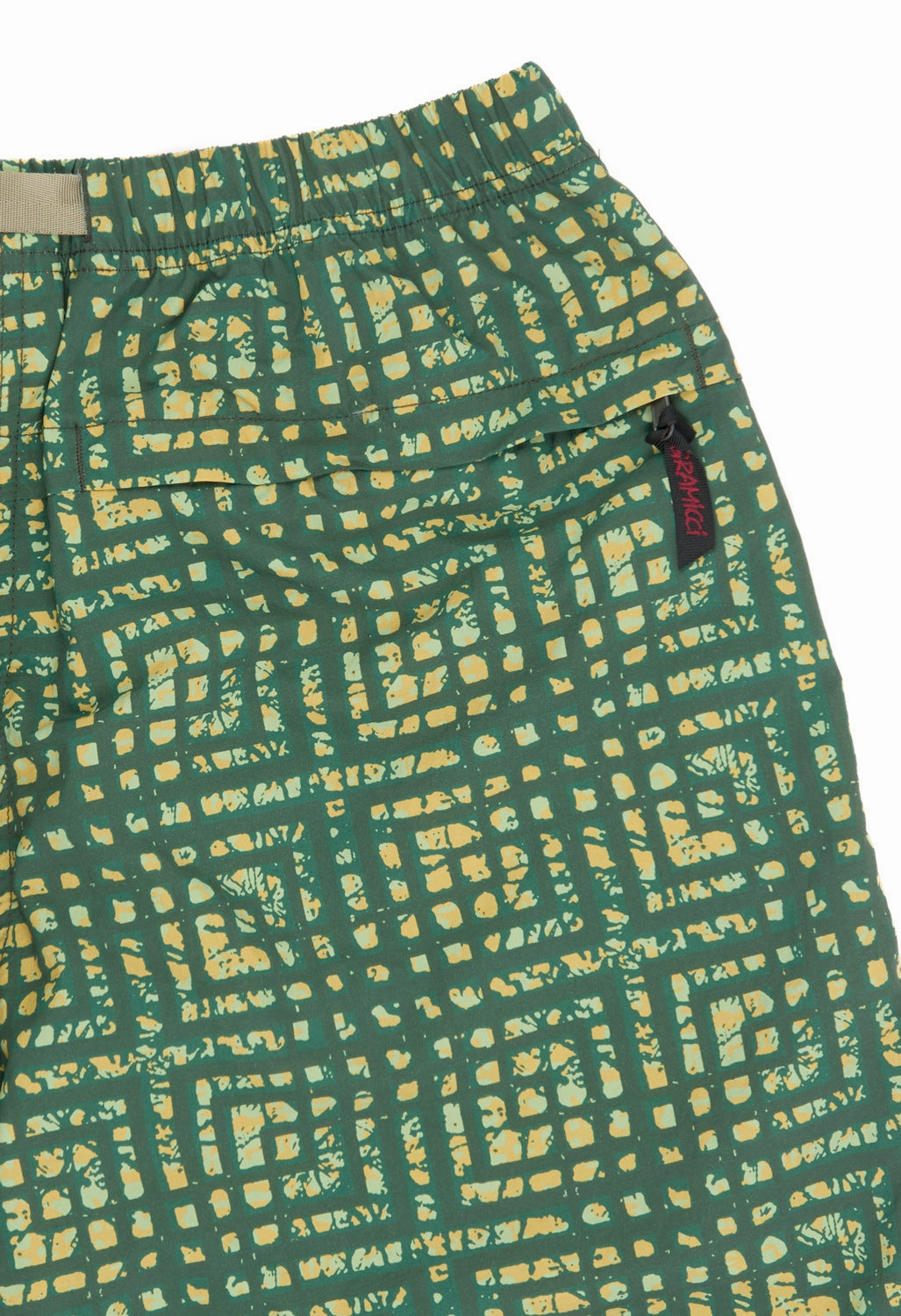 beach volleyball gear Mesh Ventilation Zones Gramicci Men's Nylon Packable G Shorts - Batik Green