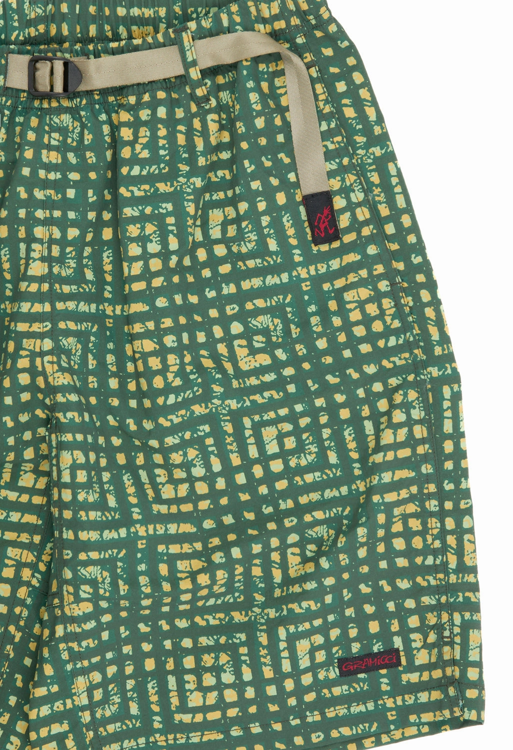 High Durability Weave Gramicci Men's Nylon Packable G Shorts - Batik Green