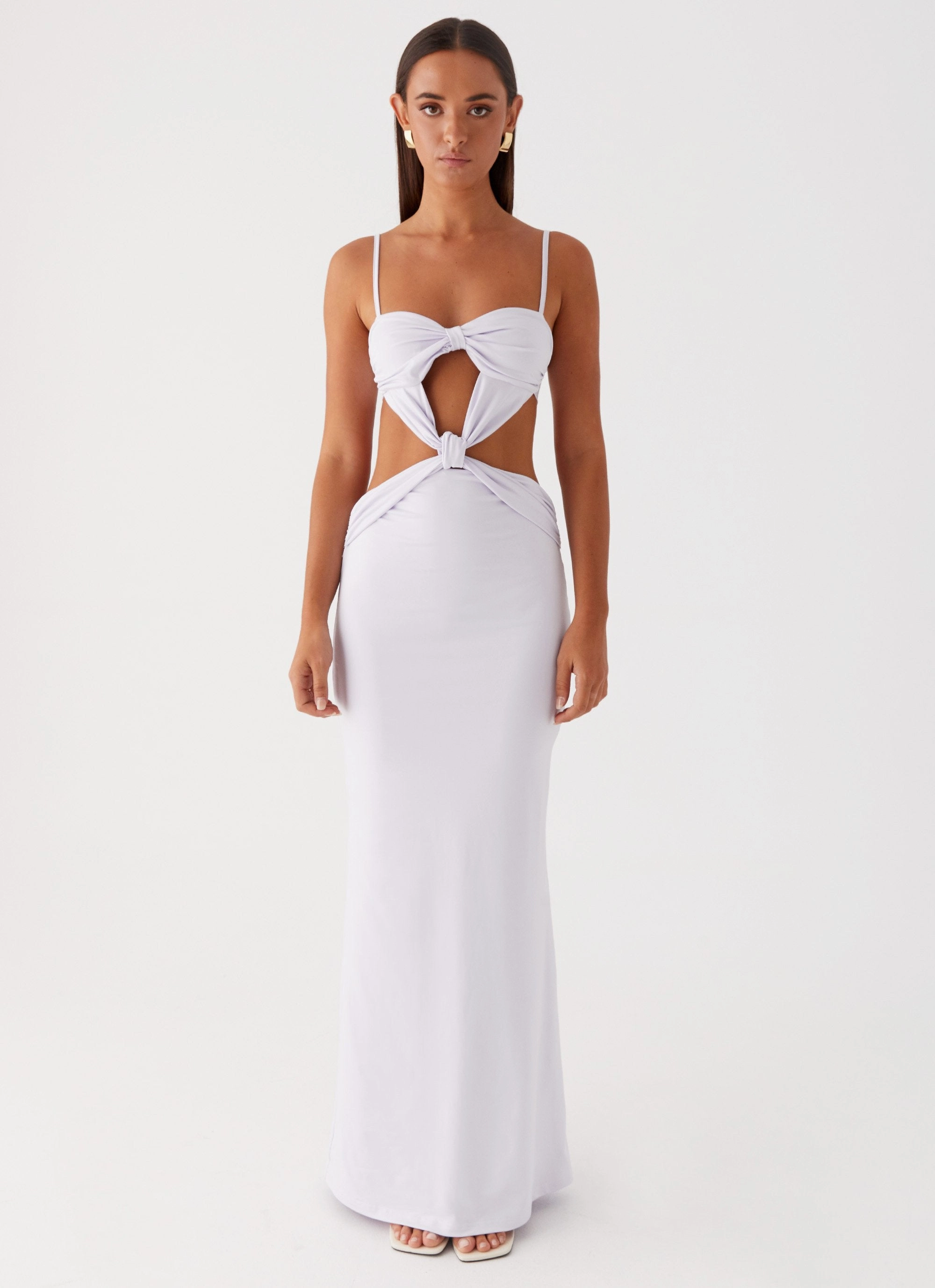 Heart And Soul Maxi Dress - Lavender Sleek Design Fit Soft color