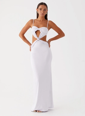 Bright Appeal Heart And Soul Maxi Dress - Lavender