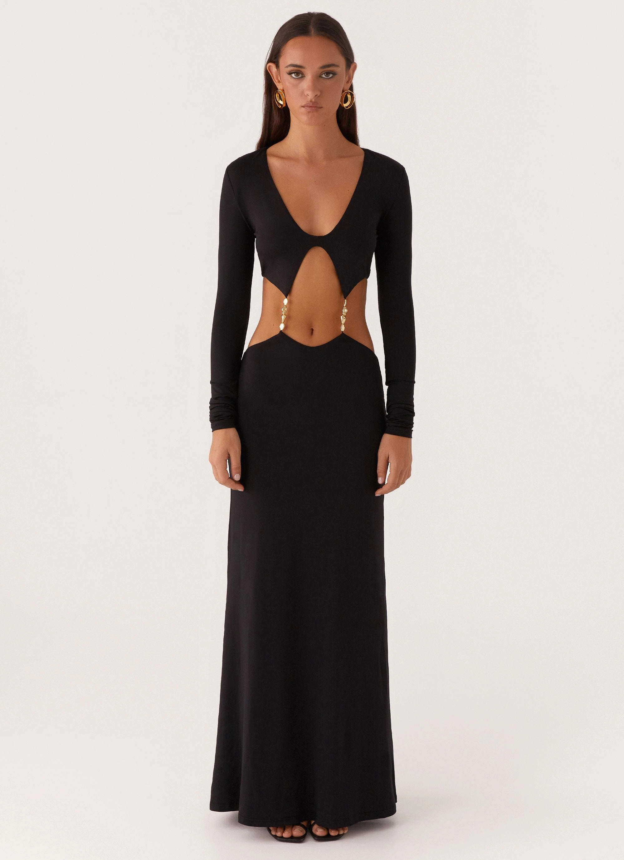 Jourdan Maxi Dress - Black Outfit Core