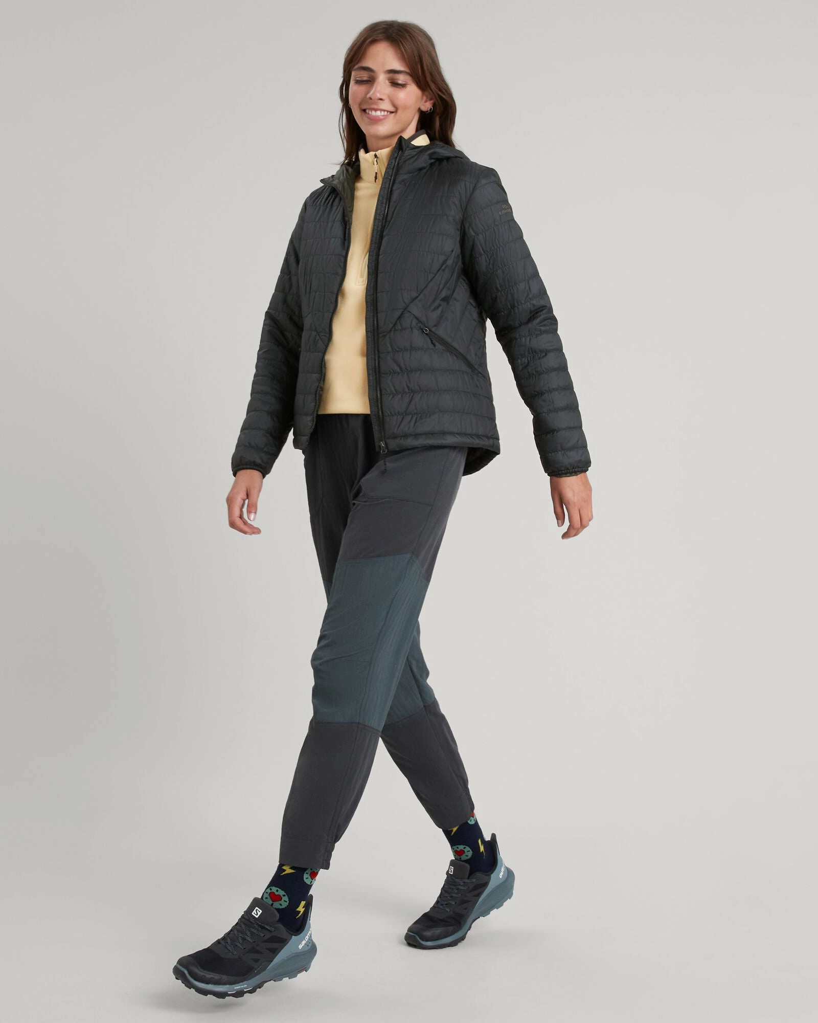 Heli R Women's novaLOFT Hooded Jacket - Black Stingray Clean Fit