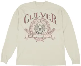 Heritage Heavy Weight Long Sleeve Tee - Ivory EasyCareFinish