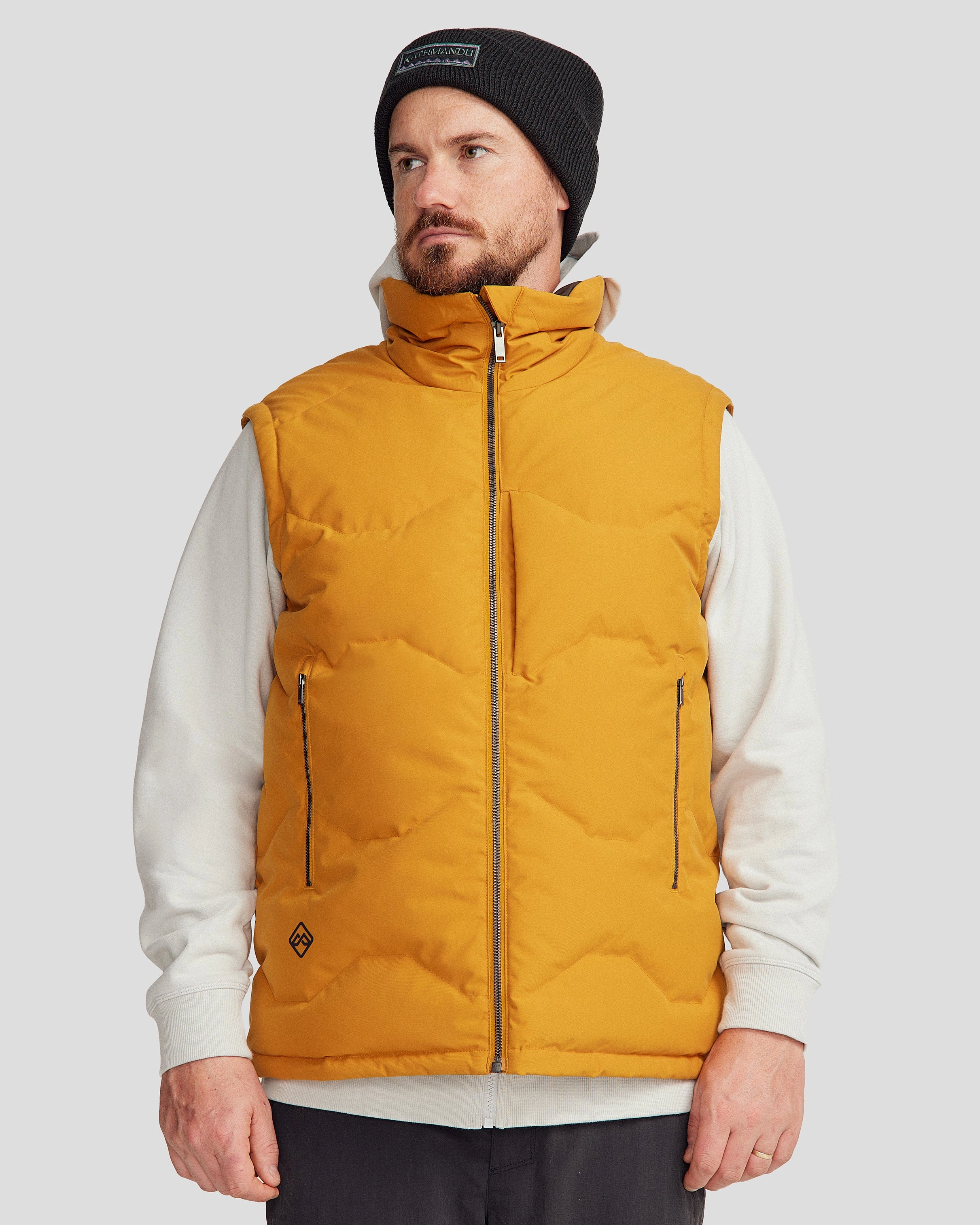 Recycled materials Transitional Daily Fit Men's Frisco X Down Vest - Golden Oak