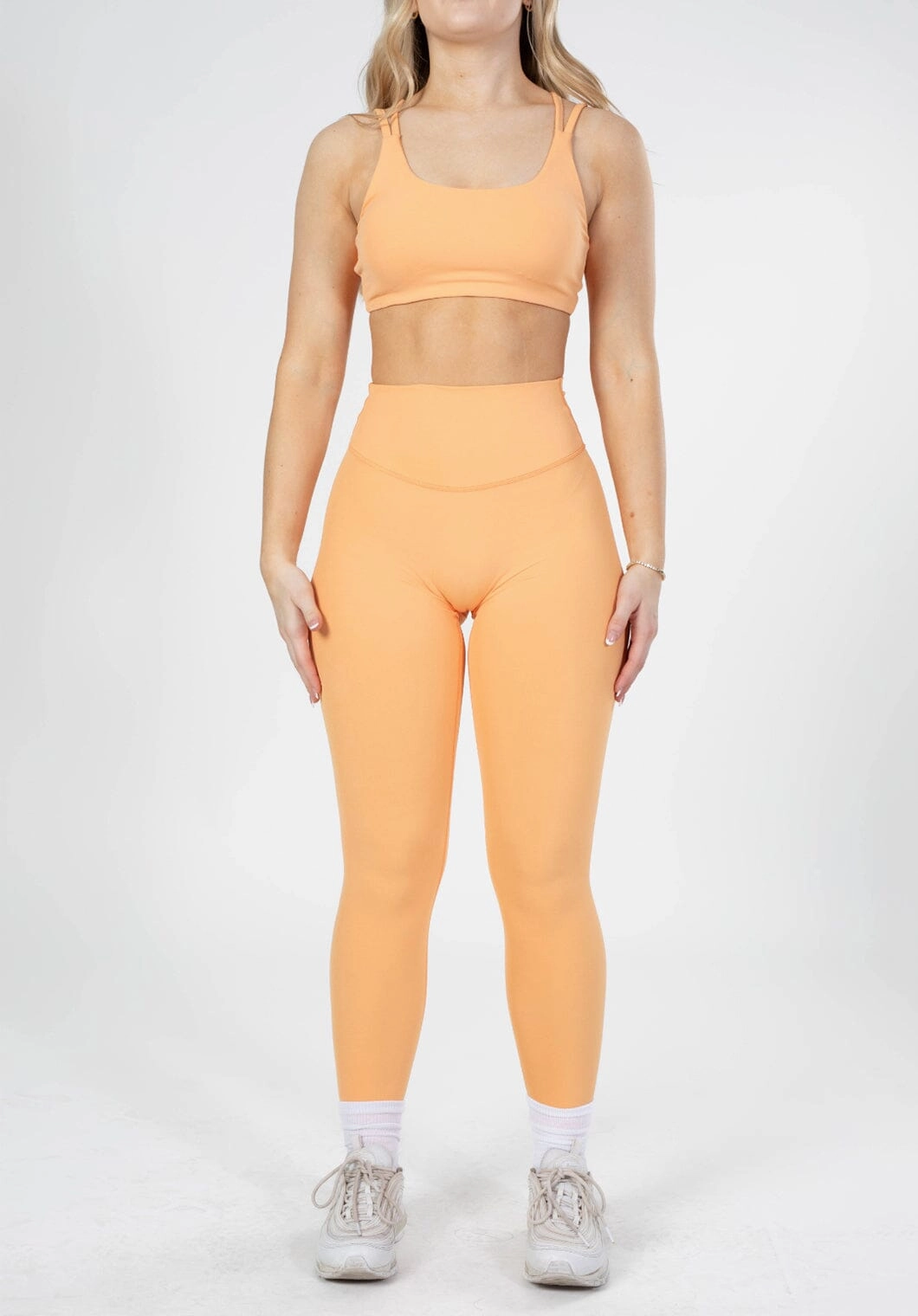 Wrinkle Resistant Fitness Lover Body Shaping Travel Enthusiast RecStretch Original Sculptseam? Plus Legging Orangesicle