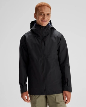 Weatherproof Shell Men's PWDR-Days 2L Shell Snow Jacket - Black Stingray