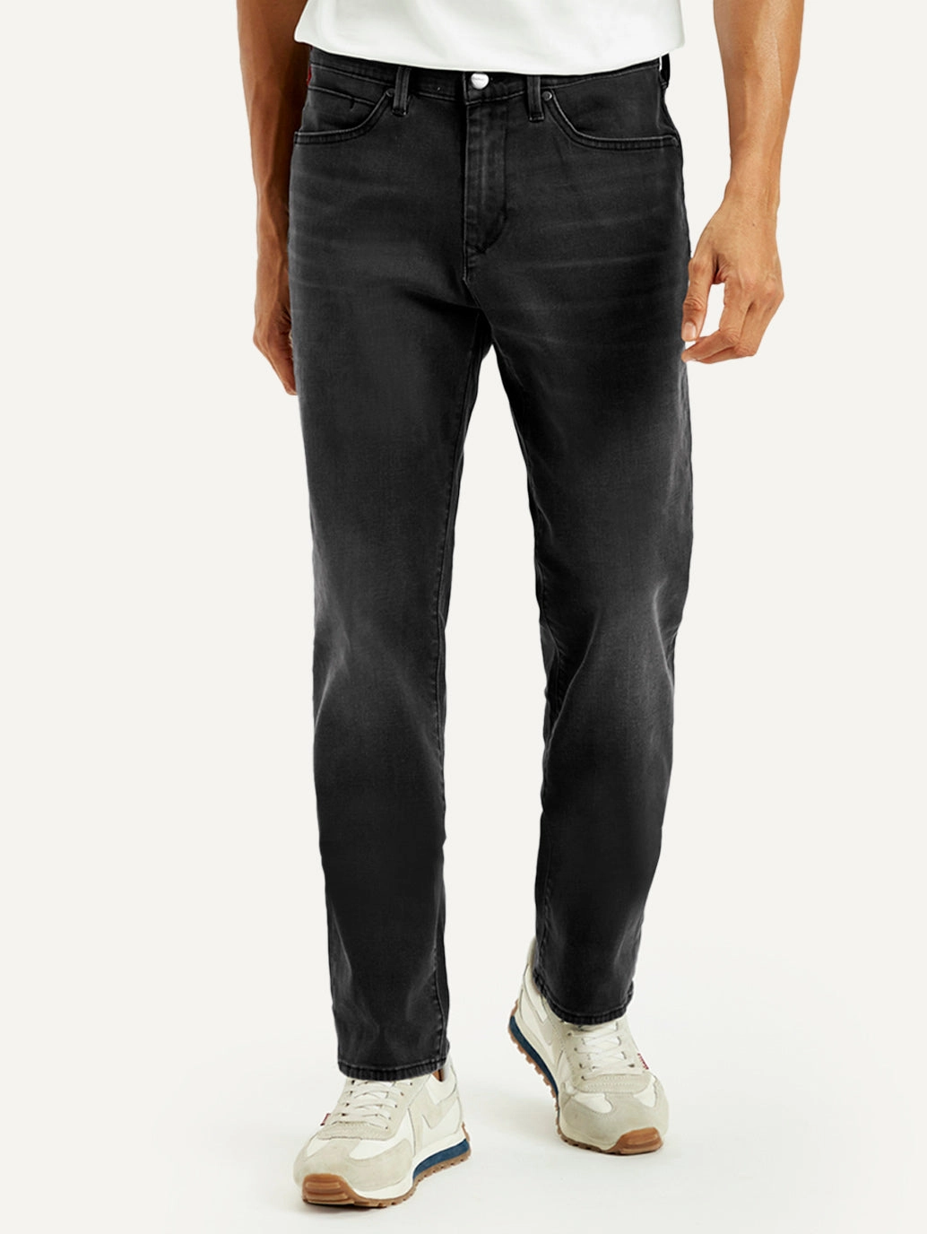 Men's Redloop 541 Black Athletic Tapered Fit Mid Rise Jeans Comfort Fit Spring Attire