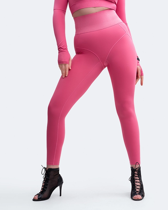 Four Way Morning Jog Sporty Fit Wear High-Rise Leggings