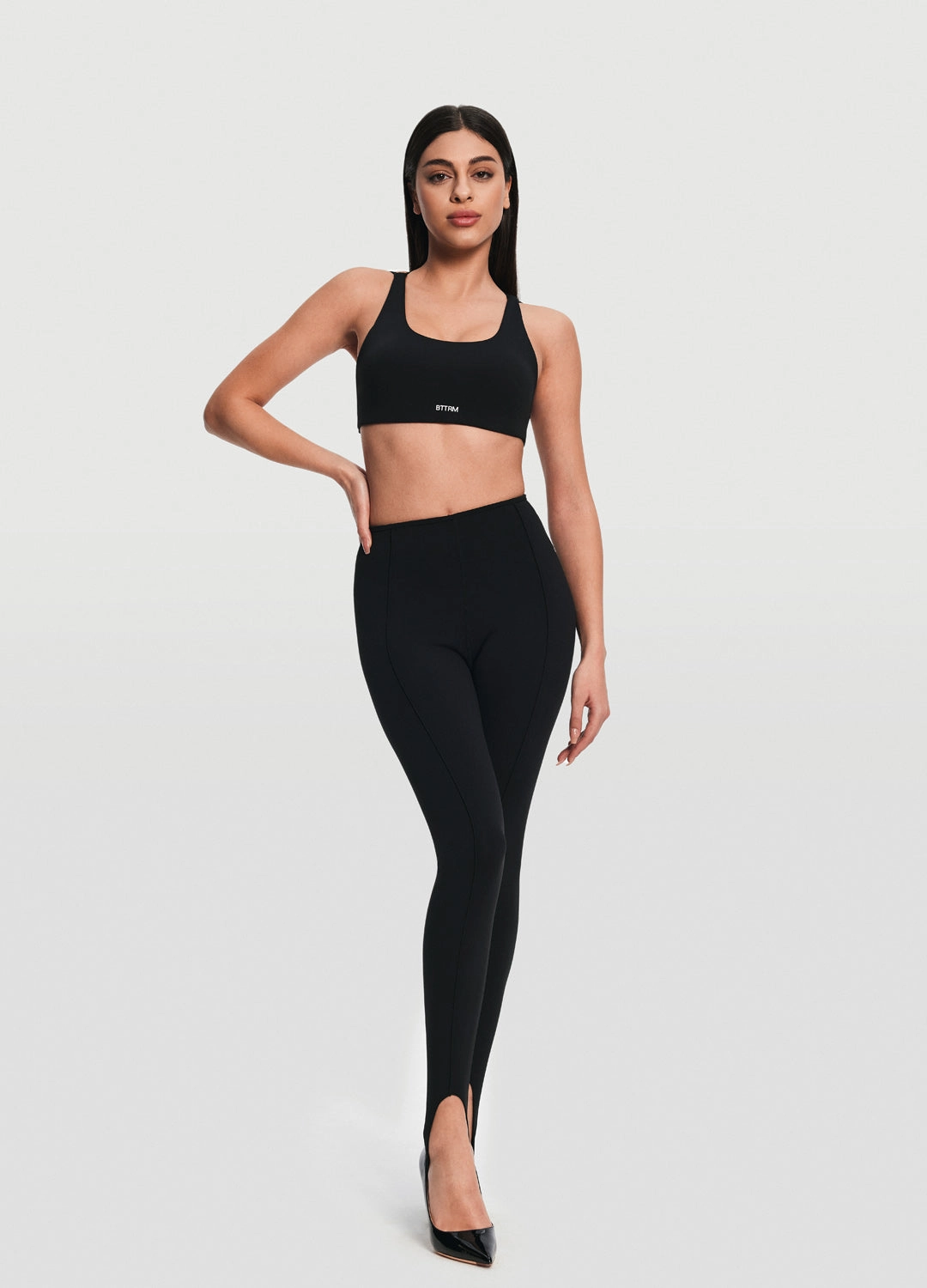 High-Rise Stirrup Leggings Lightweight Material Beginner Level
