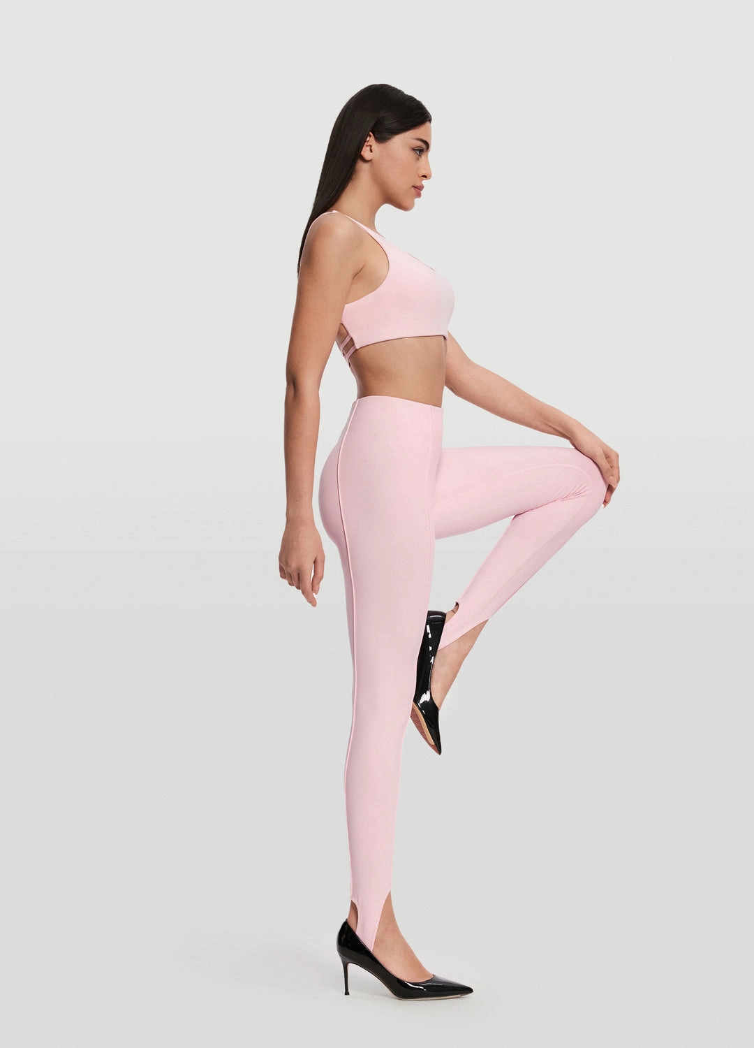 Stretch Fit Daily Routine High-Rise Stirrup Leggings