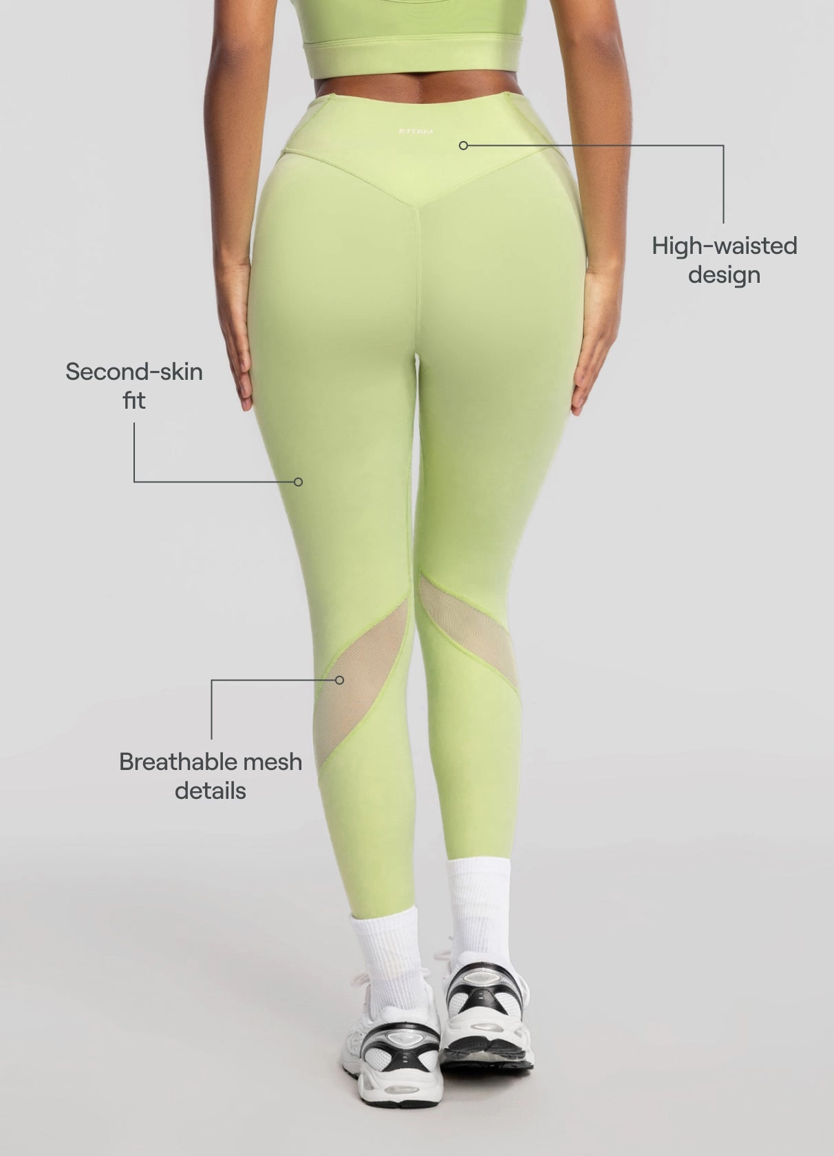 Relaxed Fit vivid color High-Stretch Performance Leggings
