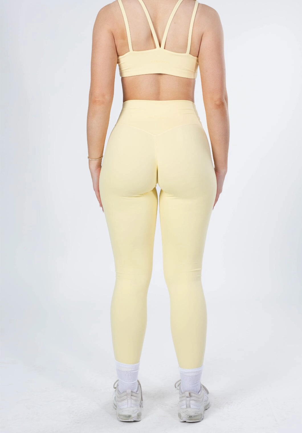 High Waist Cozy Comfort UltraLux Curve Contour Sculptseam? Legging Lemon Drop
