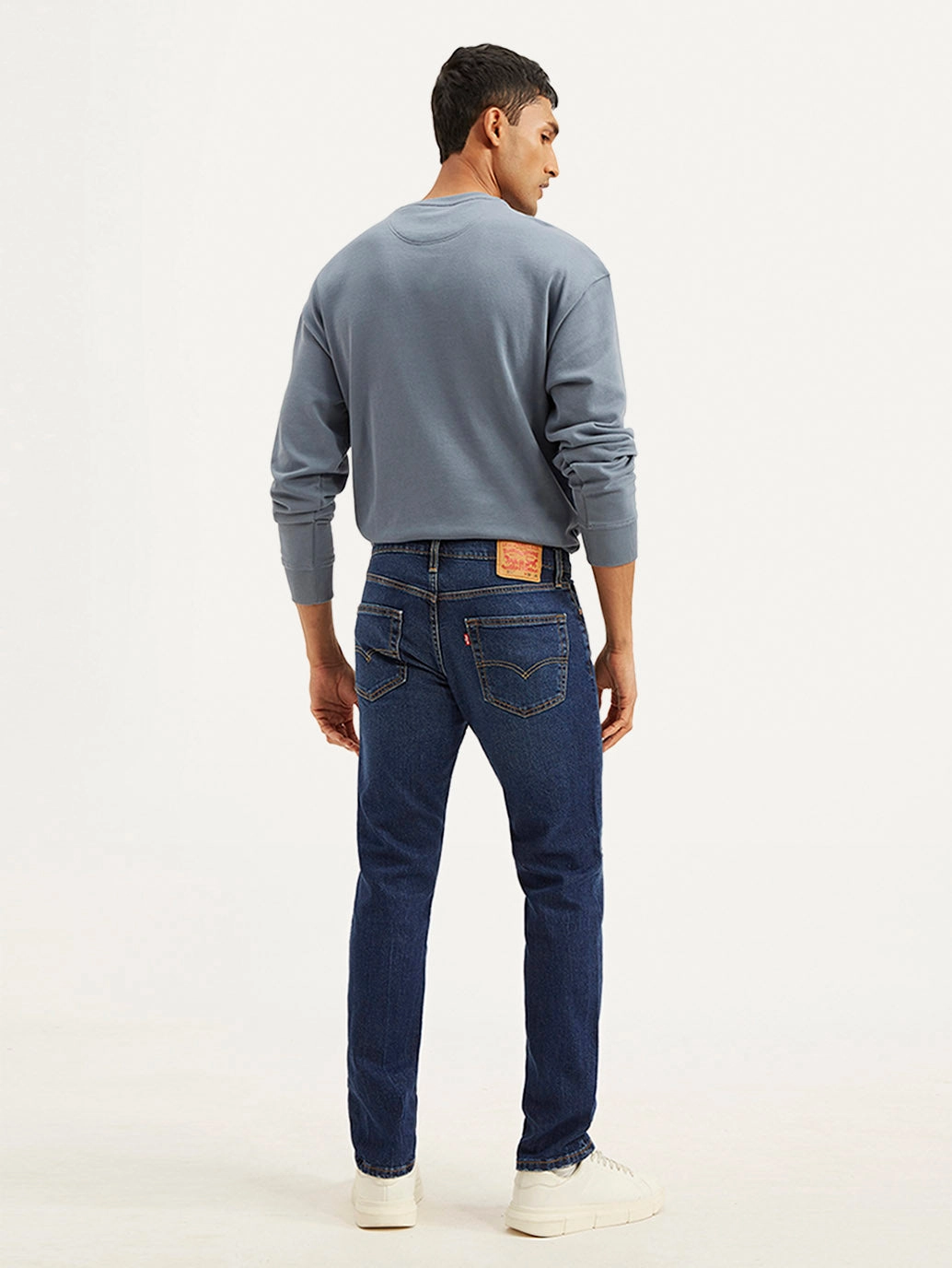 No Fuss Fit Men's 511 Blue Slim Fit Mid Rise Jeans