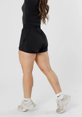 Active Lifestyle Daily Use FeatherKnit? Momentum Trackshort Black