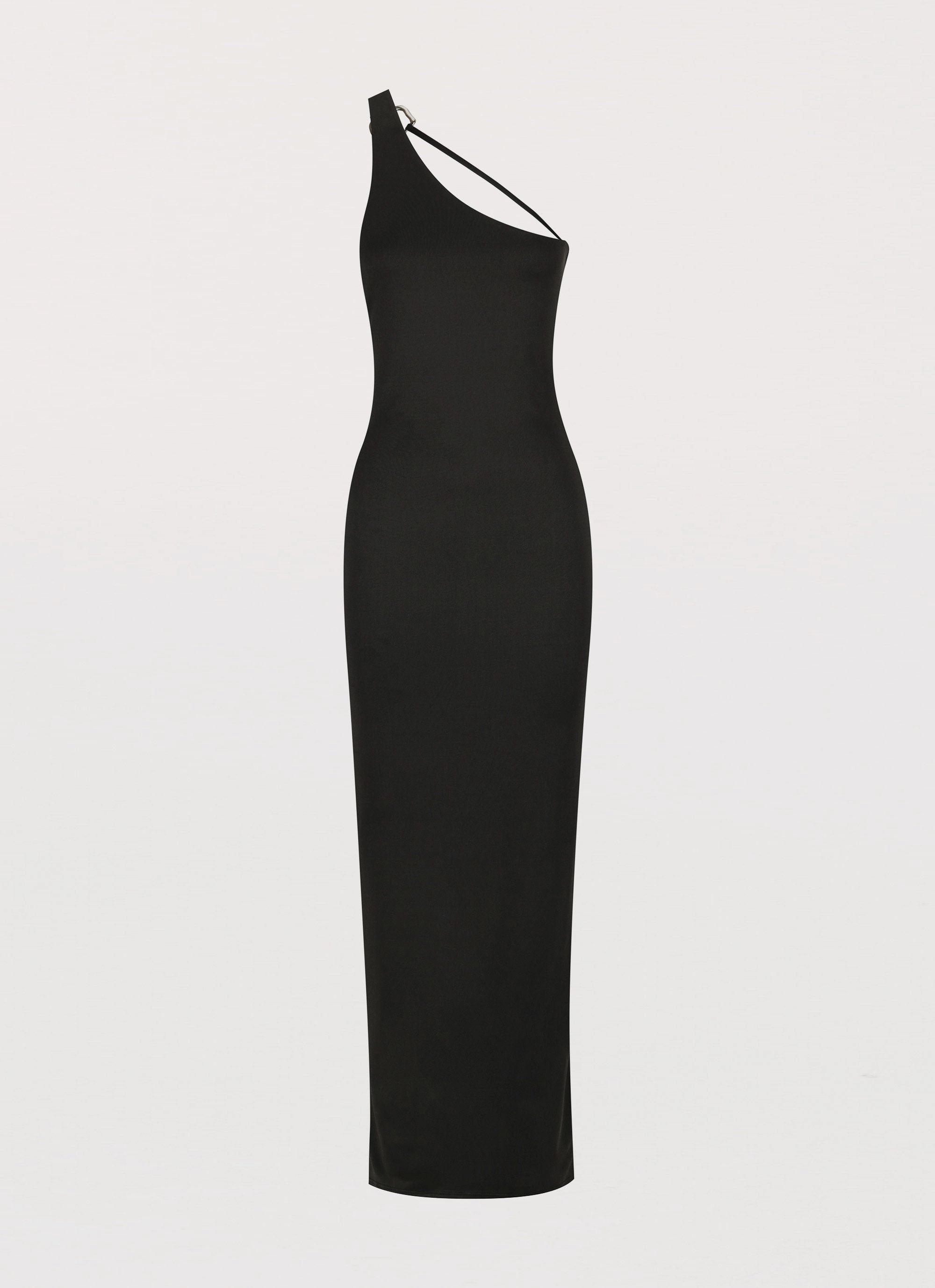 Casual Style Easy Texture Iris Backless Maxi Dress - Black