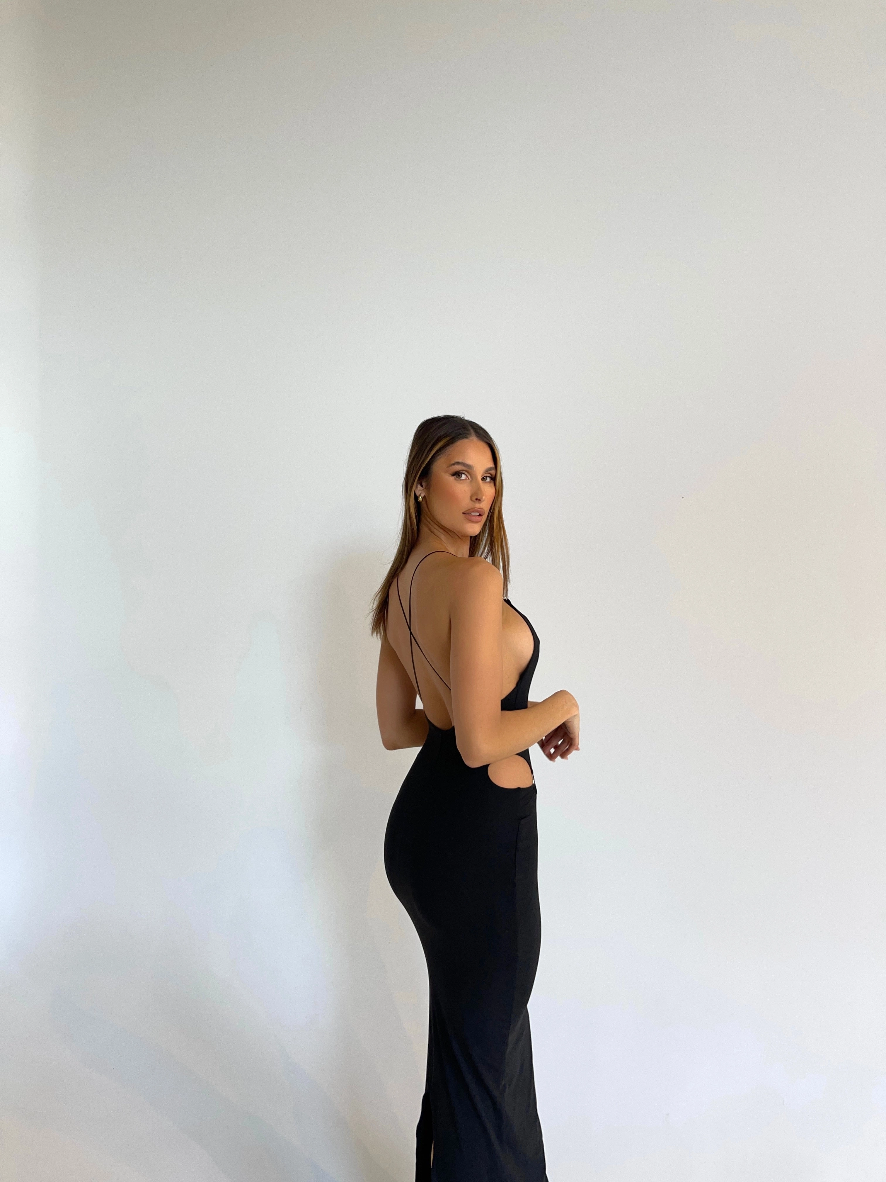 Summer Soft JADORE MAXI DRESS BLACK - OUTCAST EXCLUSIVES