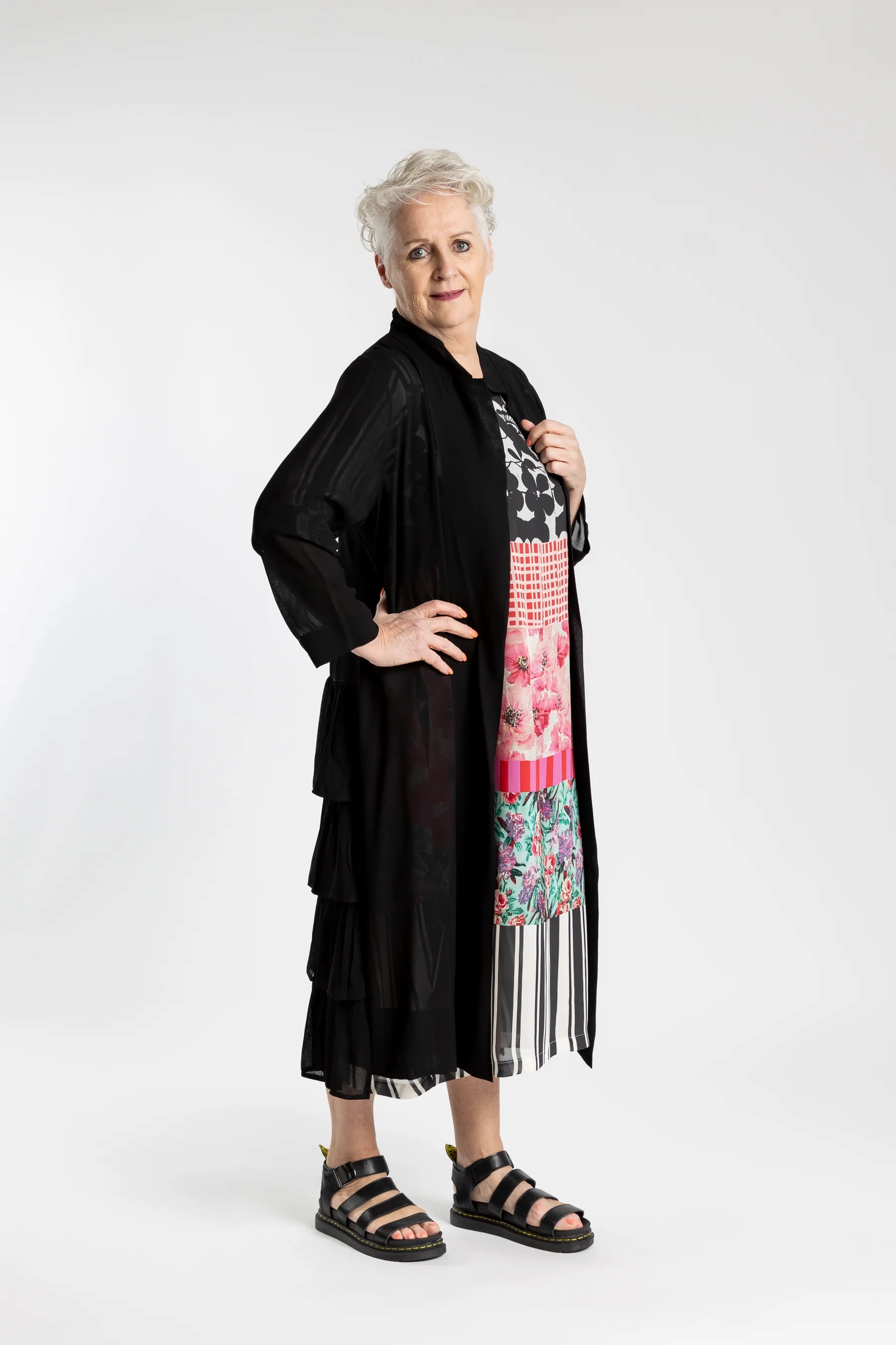 Jellicoe - JS24-26 Frilled Back Duster Reinforced Edging Daily Wear Jacket