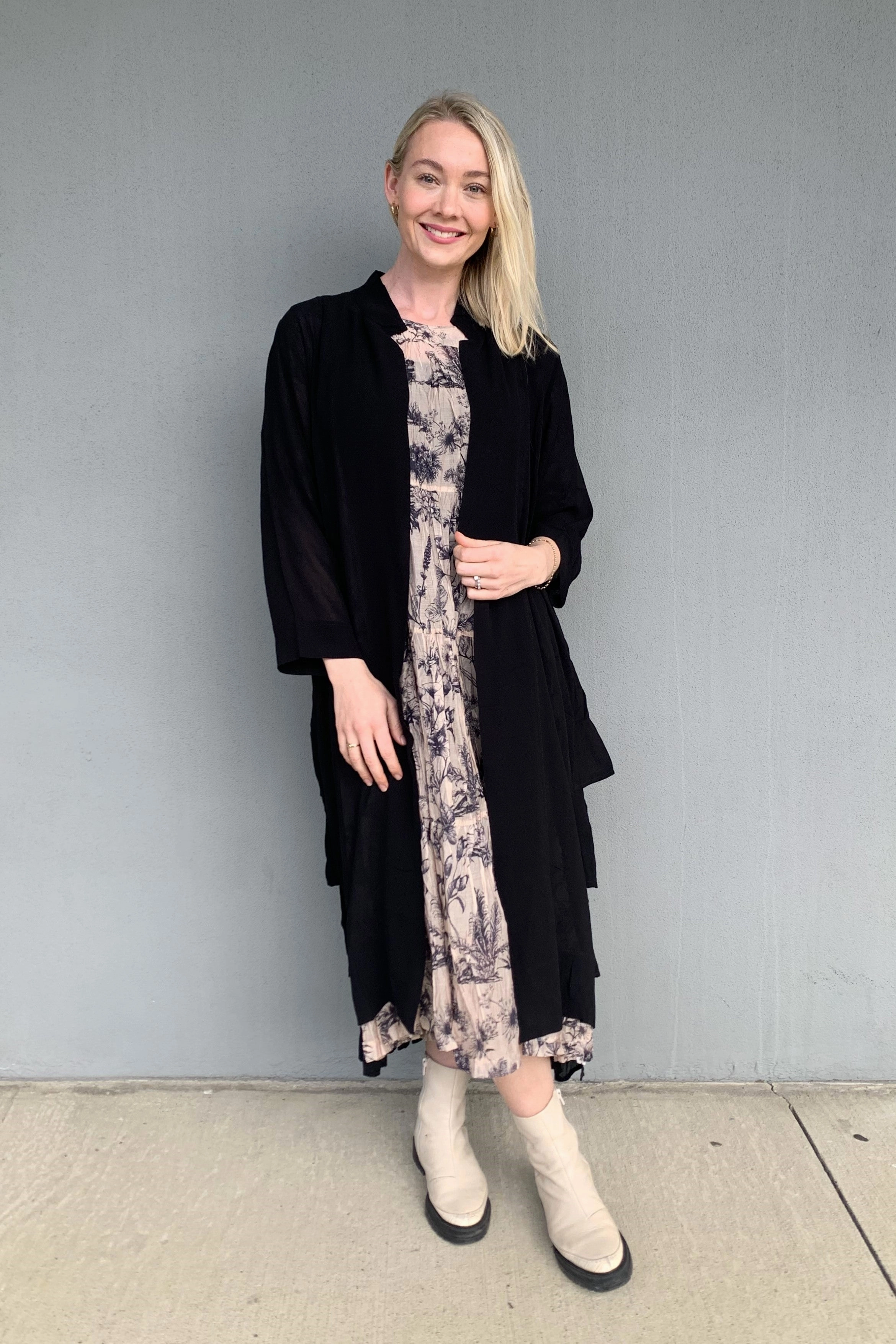 Jellicoe - JS24-26 Frilled Back Duster Noise Reduced Fabrics