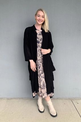 Jellicoe - JS24-26 Frilled Back Duster Noise Reduced Fabrics