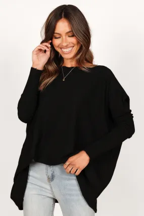 Warm Fabric Jemima Sweater - Black