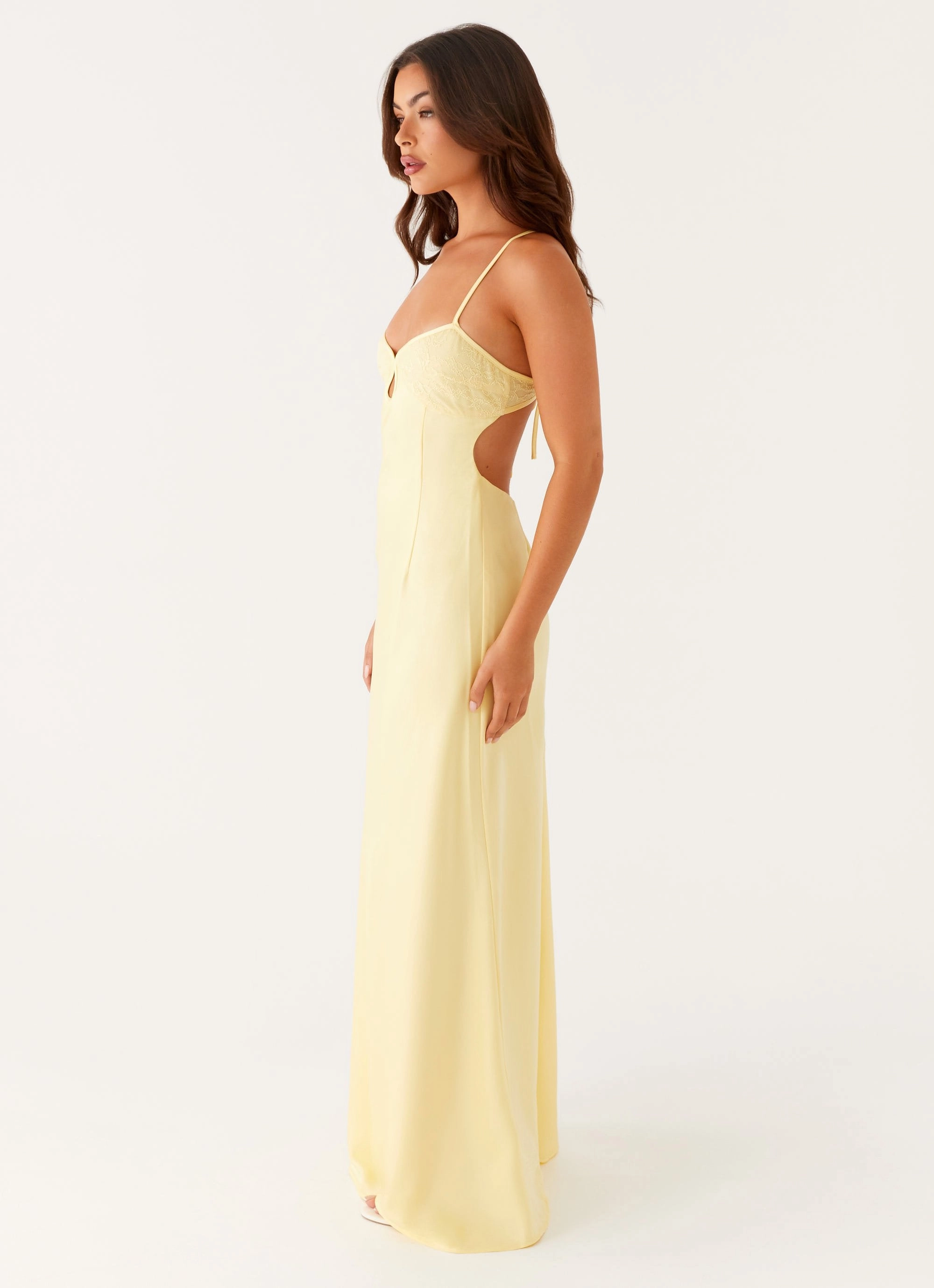 Modern Design Joanie Maxi Dress - Yellow