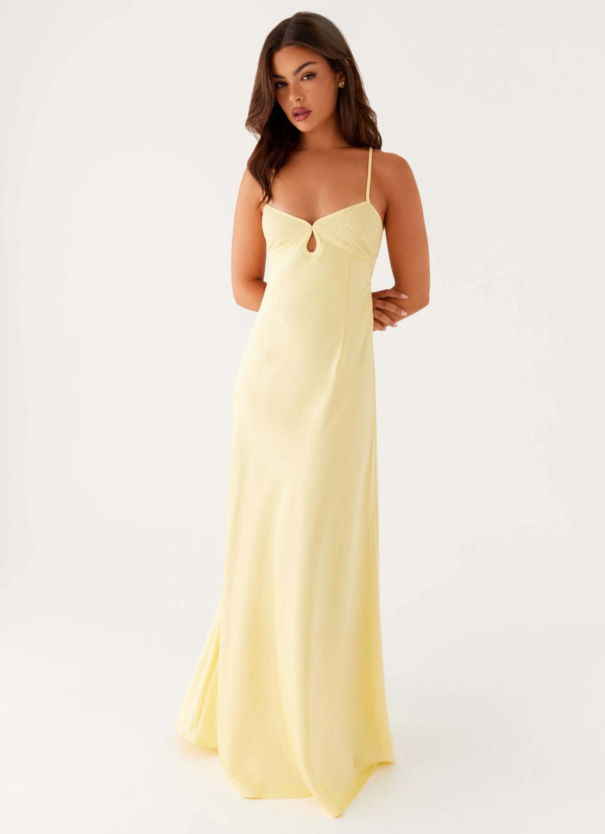 Layer Base Joanie Maxi Dress - Yellow