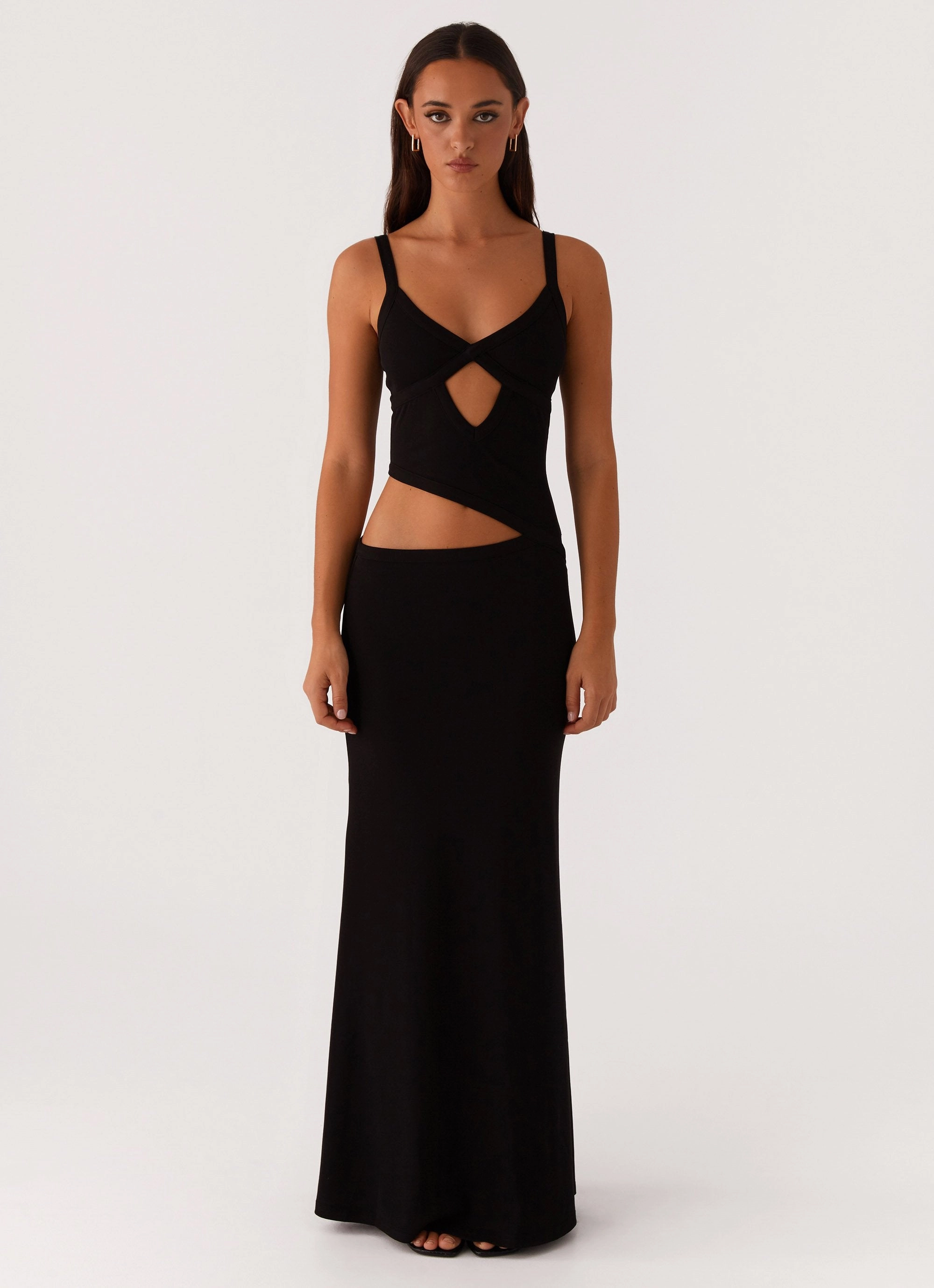 Jocelyn Maxi Dress - Black Stylish Fit Clean Style